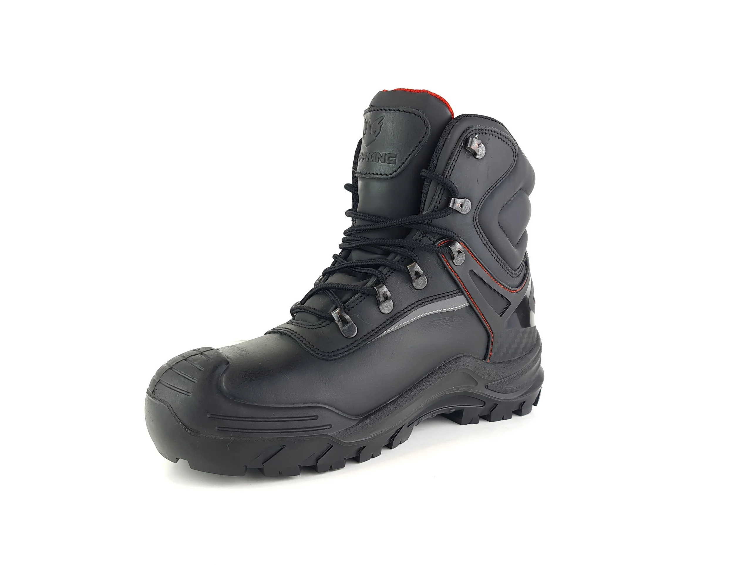 TUFFKING CANYON BLACK LEATHER SAFETY BOOT