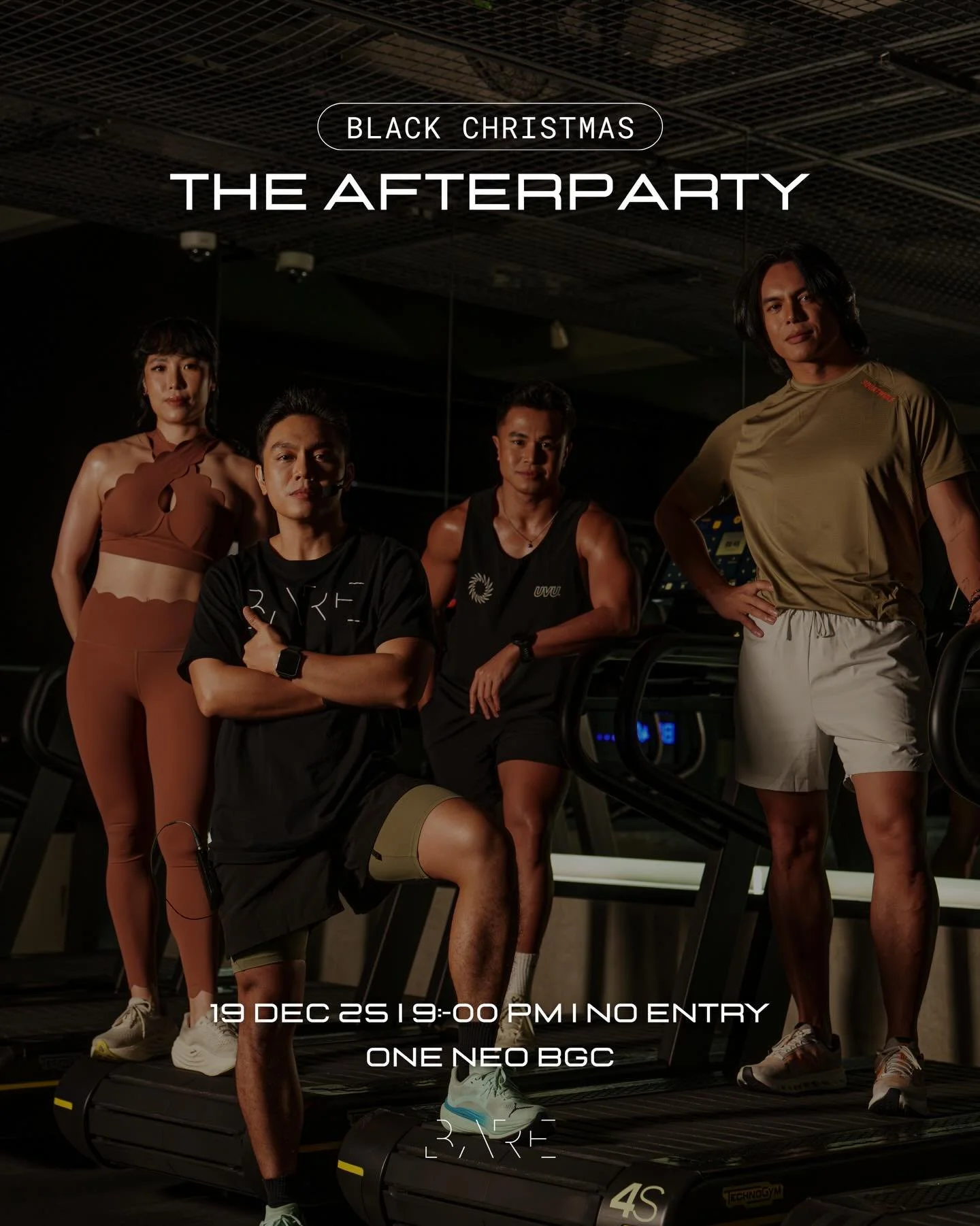 You&rsquo;ve earned the night.

Join us at 𝗕𝗔𝗥𝗘 𝗠𝗡𝗟 𝗕𝗹𝗮𝗰𝗸 𝗖𝗵𝗿𝗶𝘀𝘁𝗺𝗮𝘀

📍 No Entry, One Neo, BGC
Entrance Fee: PHP 1,500

Sign up here: https://bit.ly/BlackChristmas2025

#BAREMNL