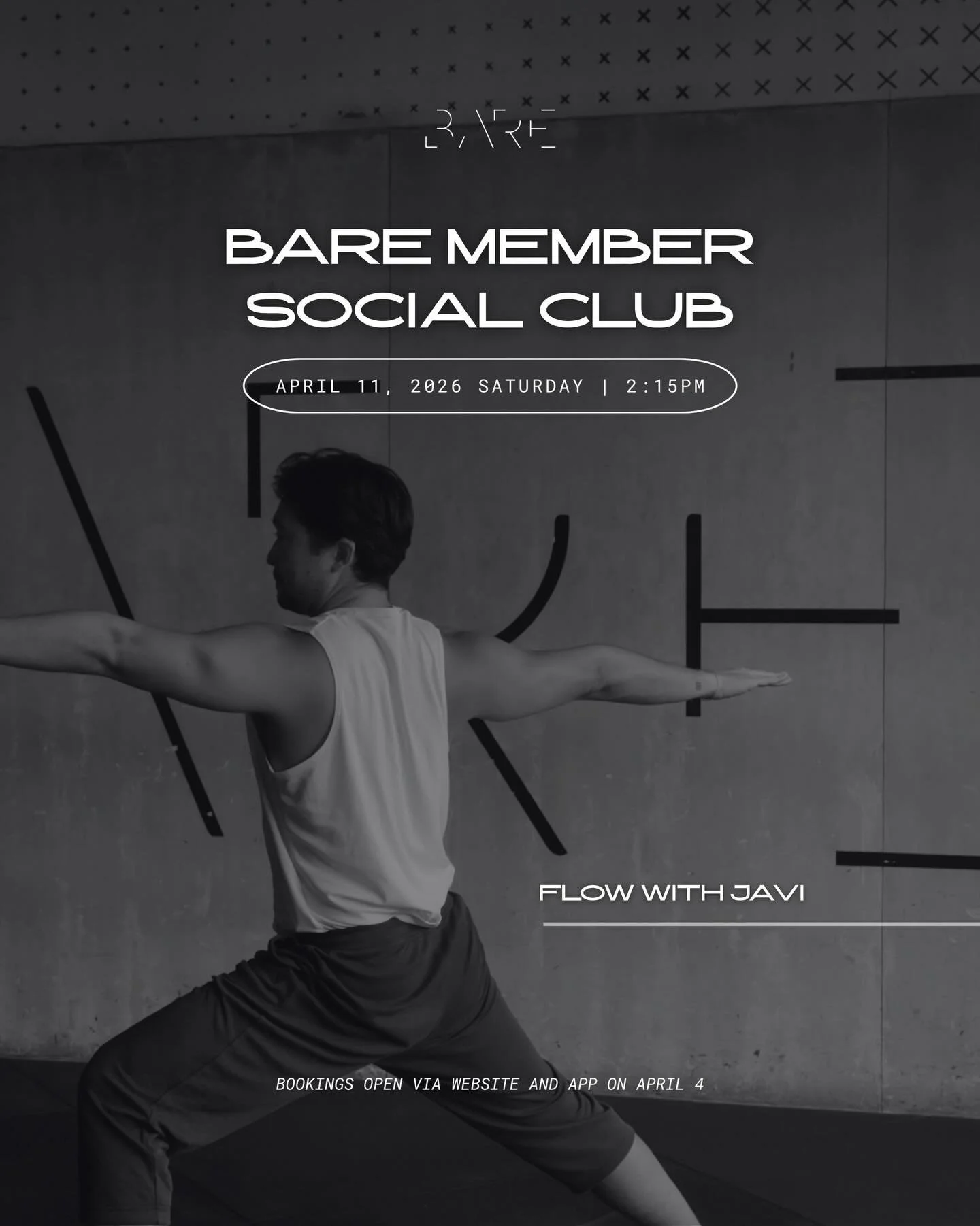 Strength isn&rsquo;t always fast and intense, sometimes, it&rsquo;s found in slowing down and moving with intention.

Join us for the 𝗕𝗔𝗥𝗘 𝗠𝗲𝗺𝗯𝗲𝗿 𝗦𝗼𝗰𝗶𝗮𝗹 𝗖𝗹𝘂𝗯 on April 11 at 2:15 PM.

We&rsquo;ll start with 55 minutes of Calories+,