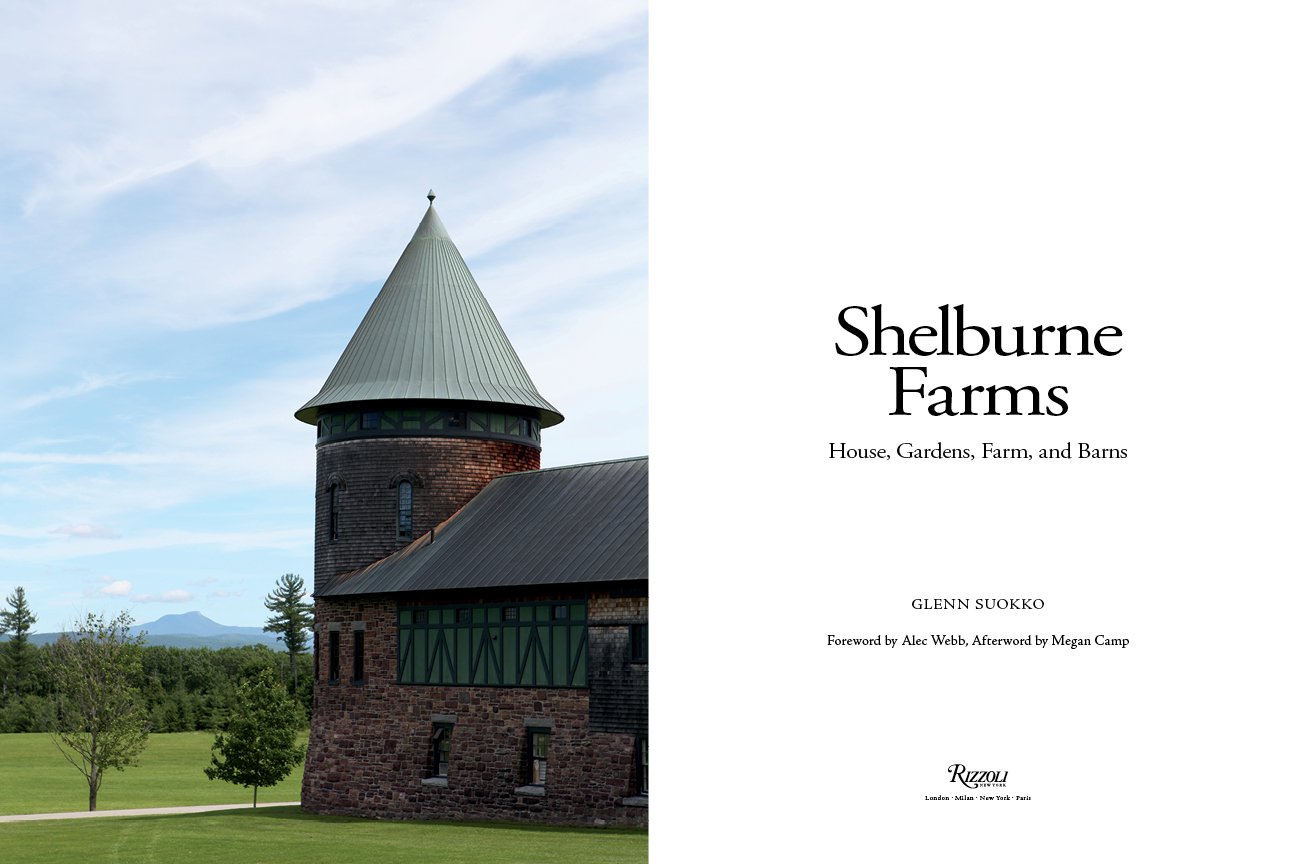 Shelburne Farms: House, Gardens, Farm, and Barns title page spread.