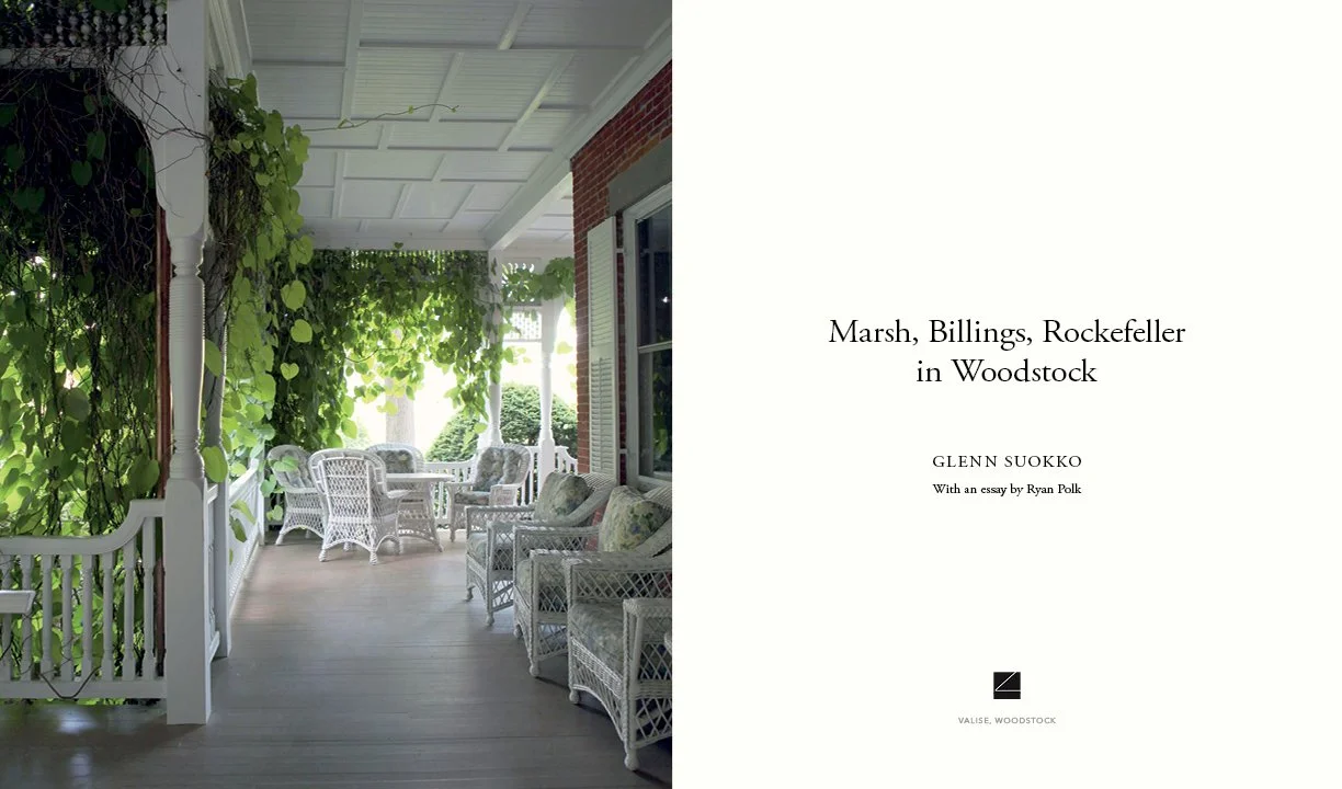 Marsh, Billings, Rockefeller in Woodstock, book: title page spread