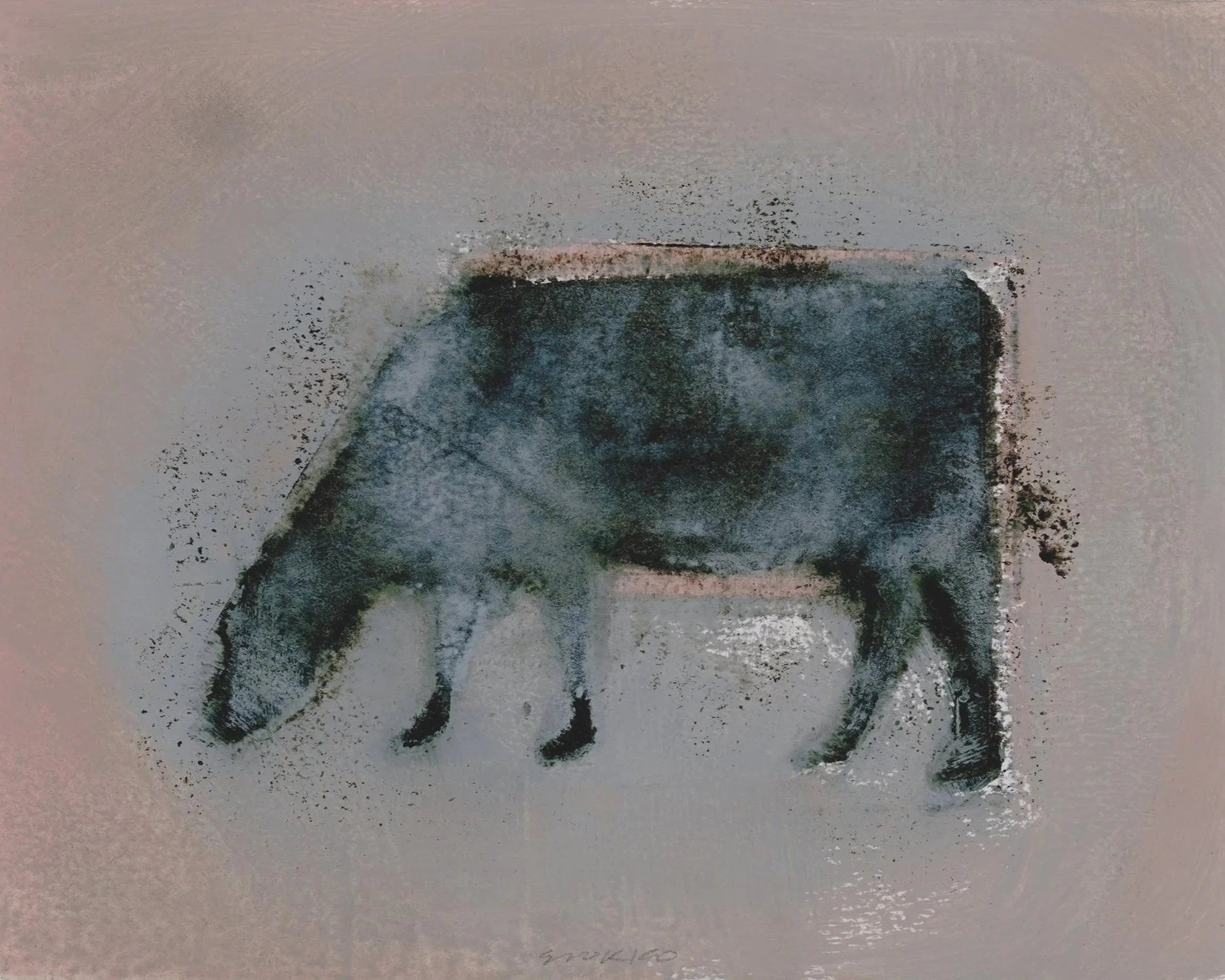 Grazing Cow XII