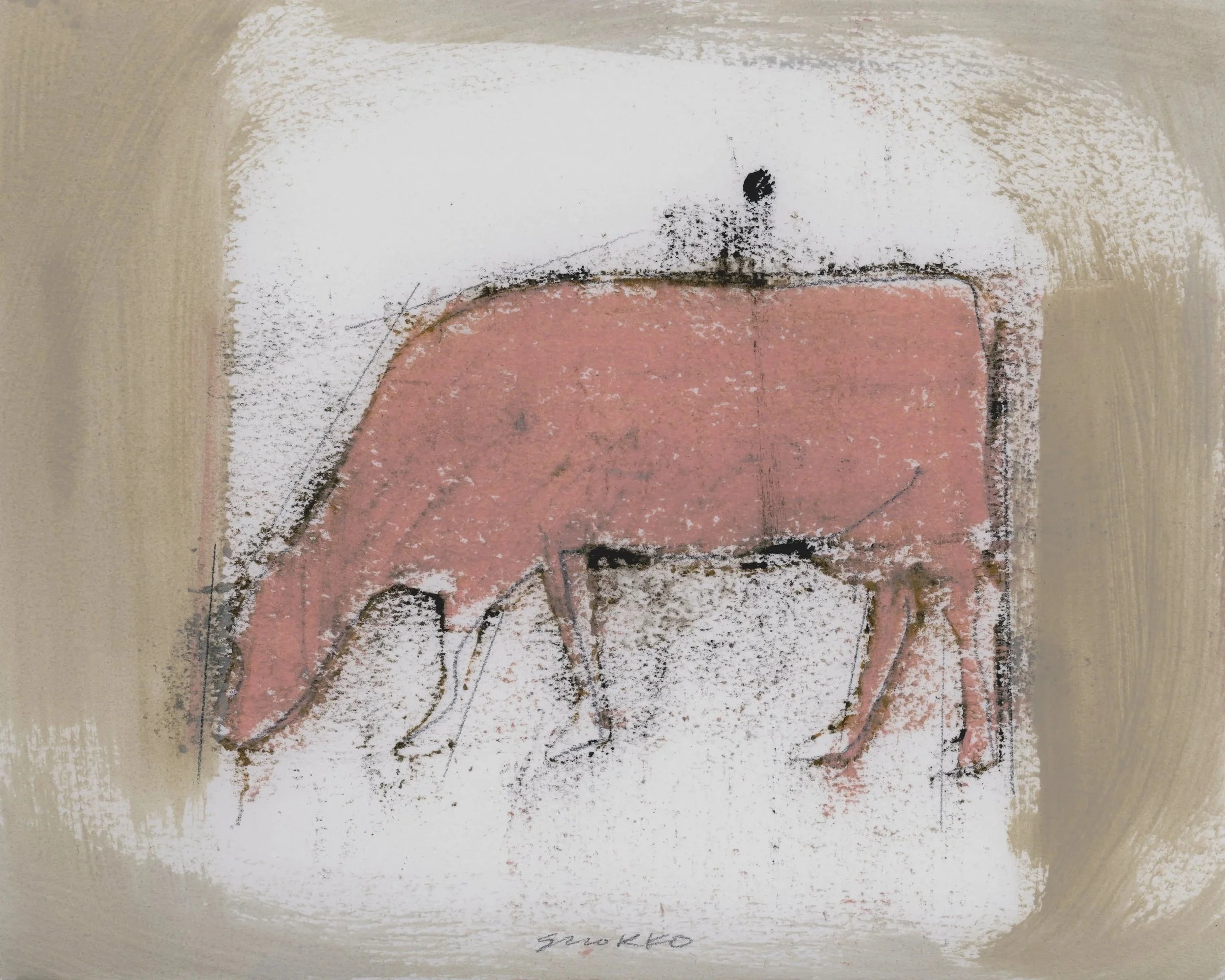 Grazing Cow XIV