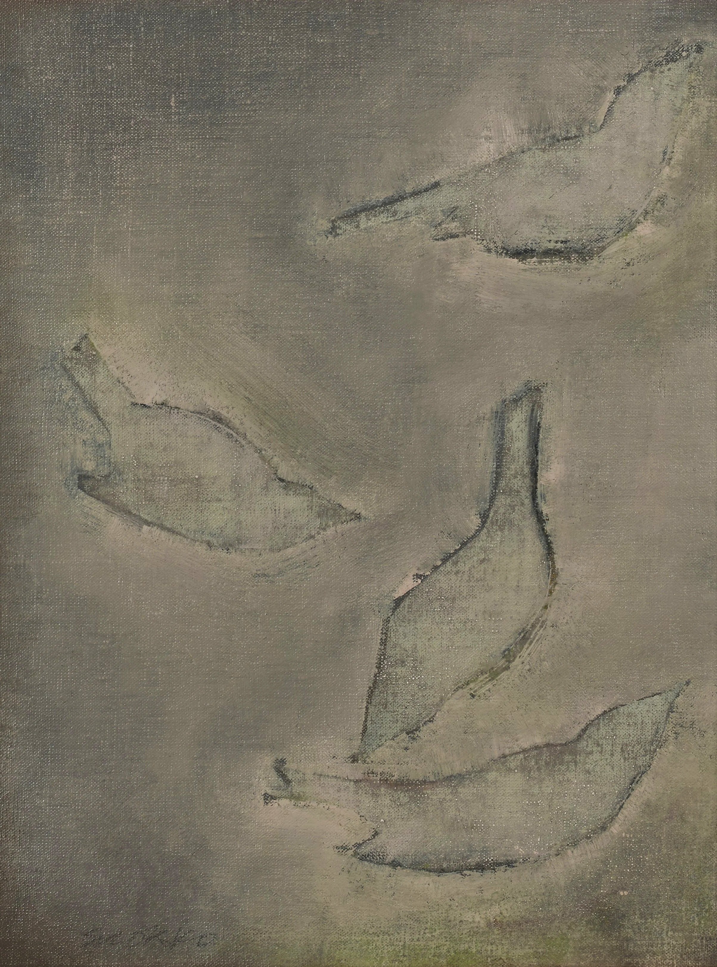 Untitled (Four Birds), 2025, Private Collection, Vermont

