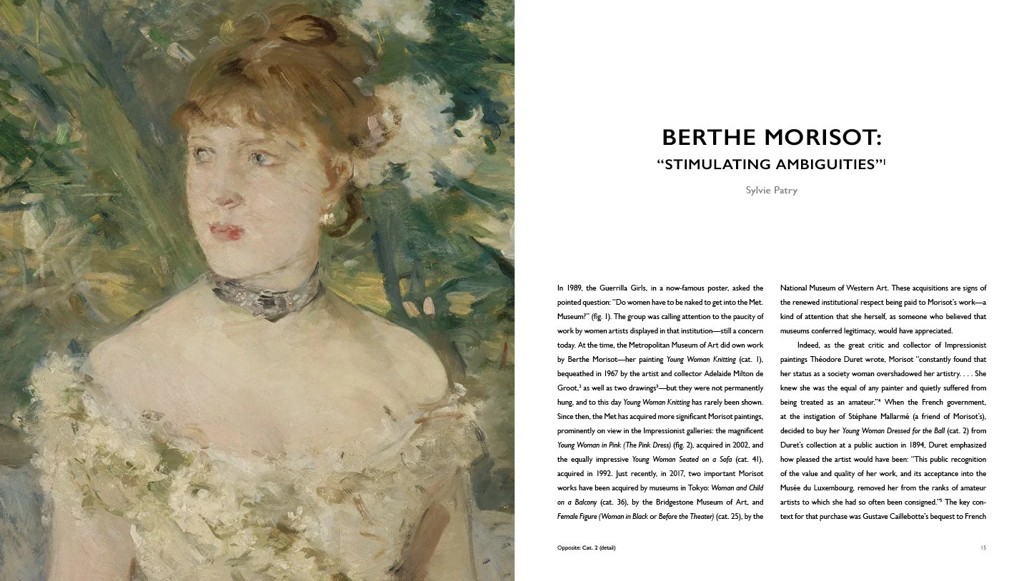 Berthe Morisot: Woman Impressionist, book: essay.