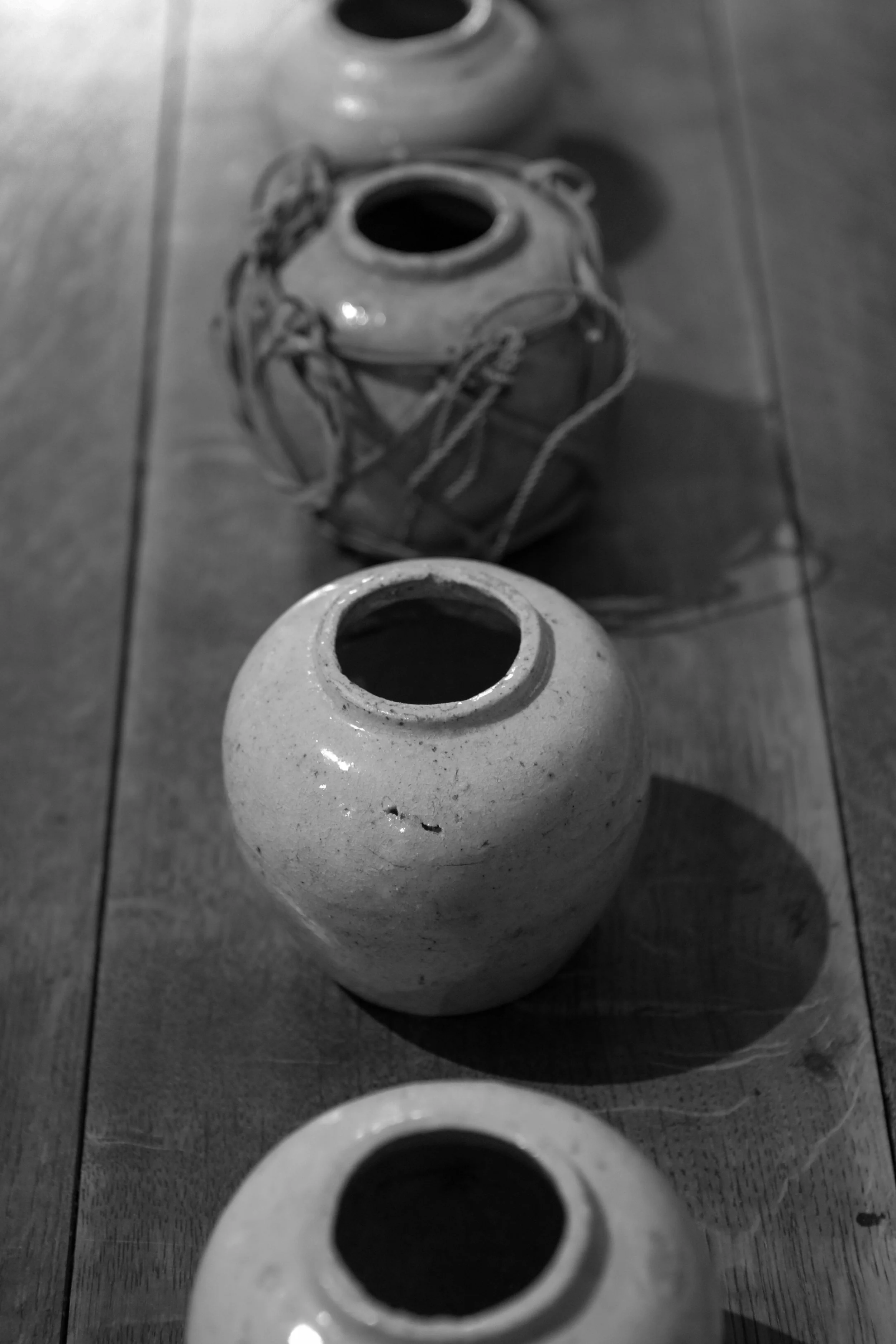 The artist's painting studio interior, still life objects.