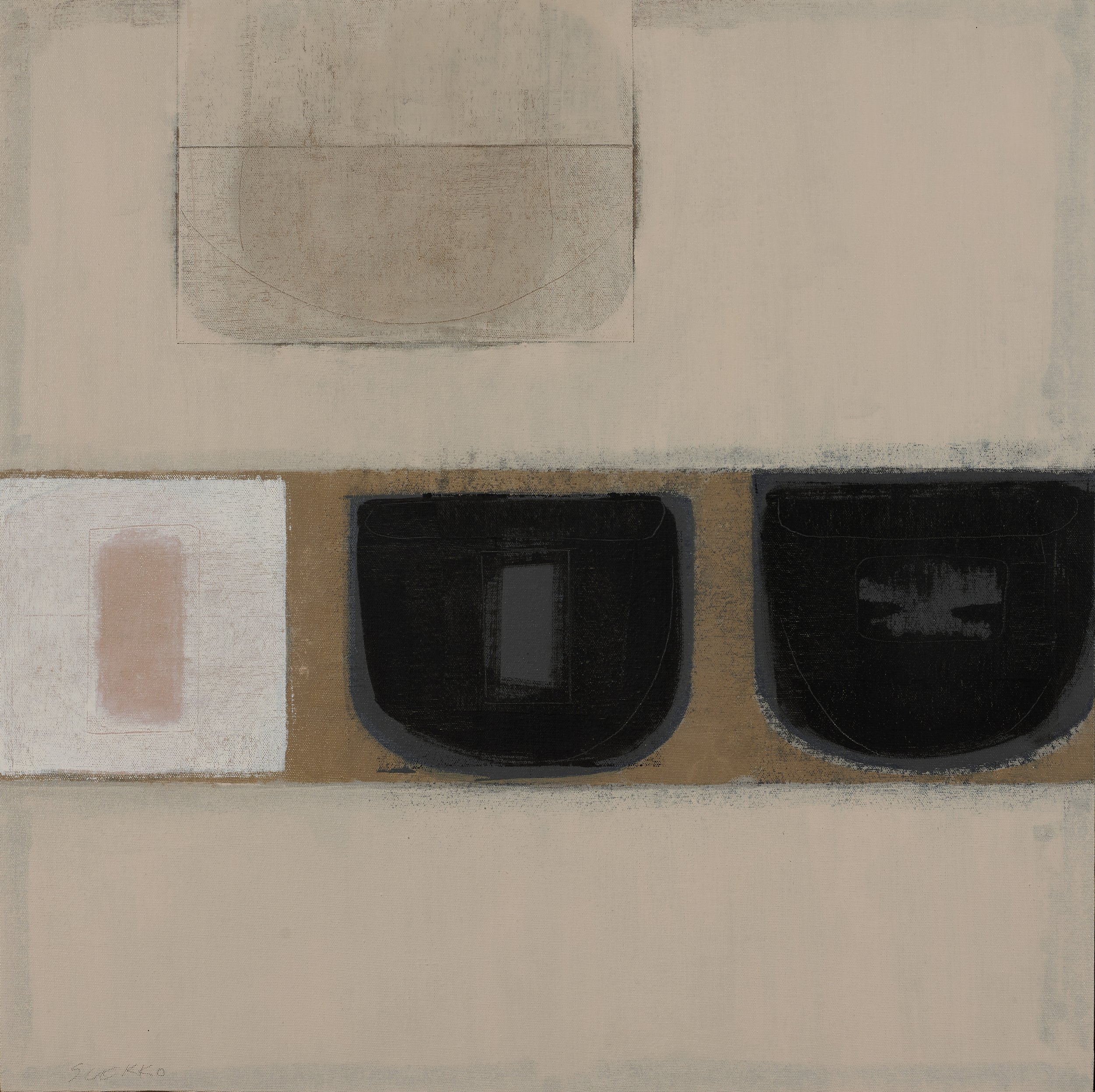 Abstract painting, oil on canvas by Glenn Suokko.