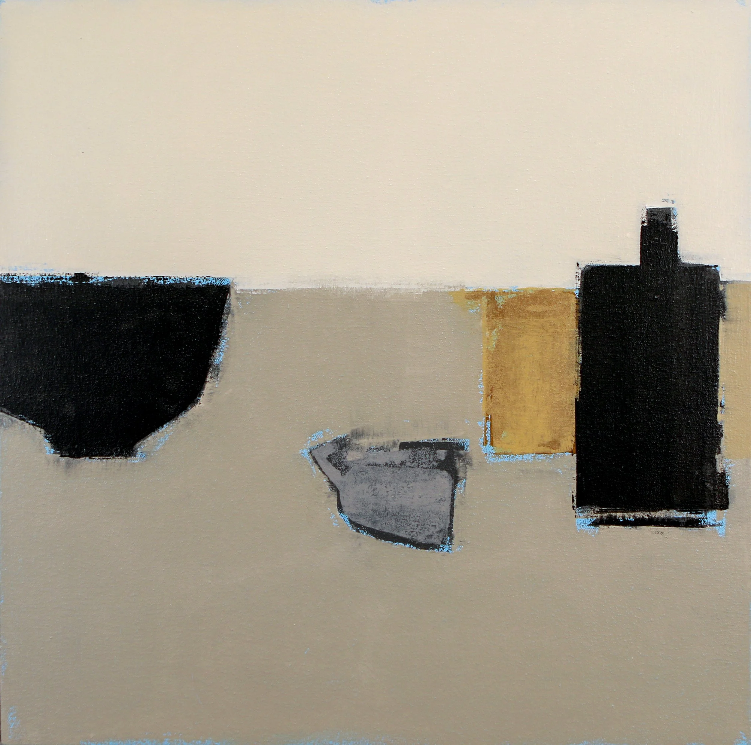 Abstract still life painting in oil on canvas by Glenn Suokko.