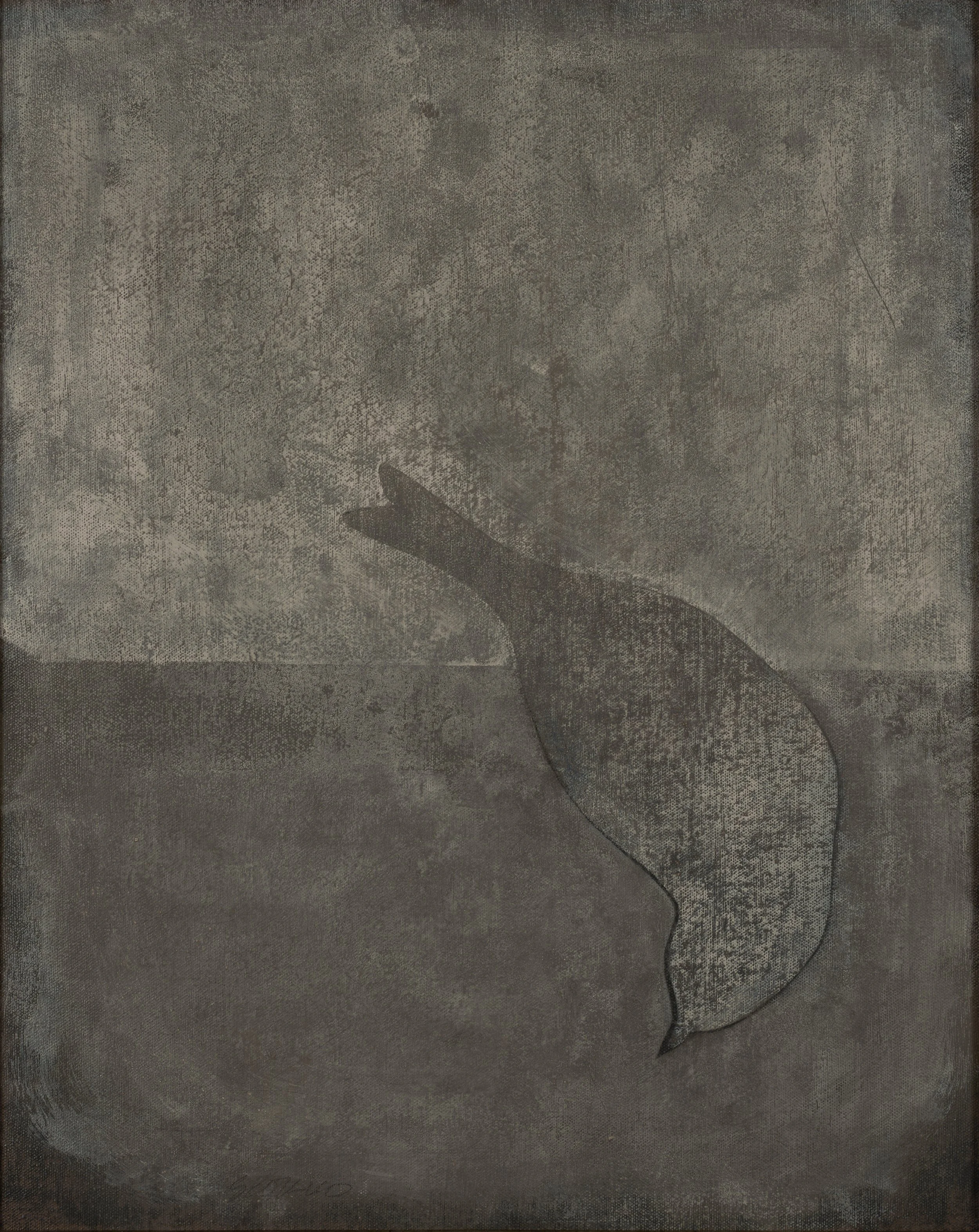 Bird in neutral colors, oil on linen by Glenn Suokko.