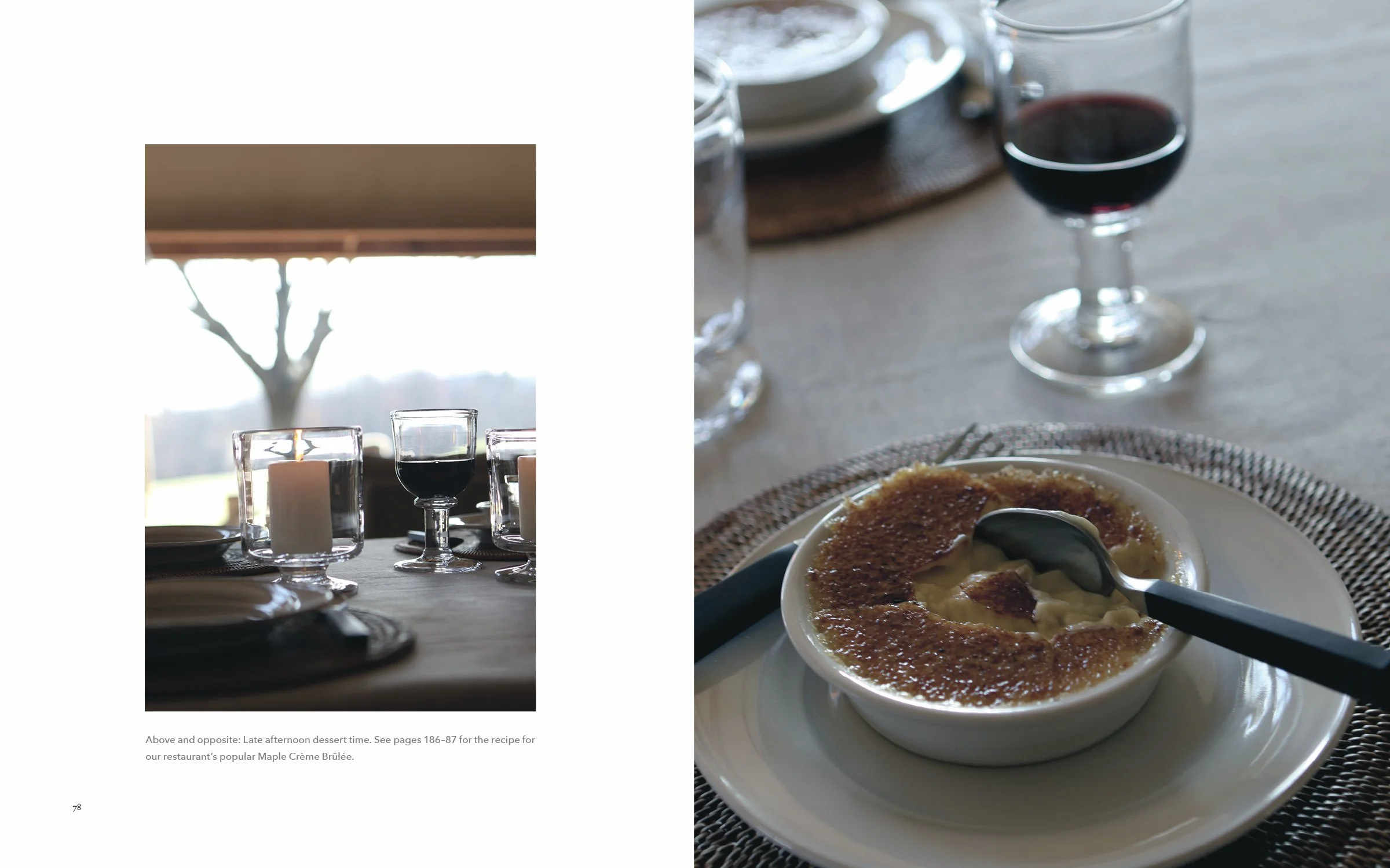 Pia and Simon Pearce: A Way of Living, book: table setting.