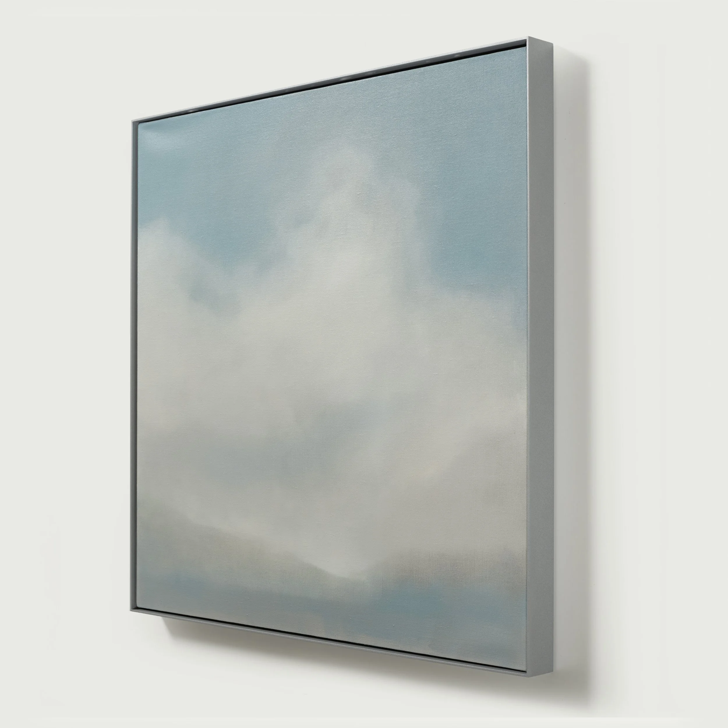 Framed minimalist landscape painting from the Horizons series by Glenn Suokko.