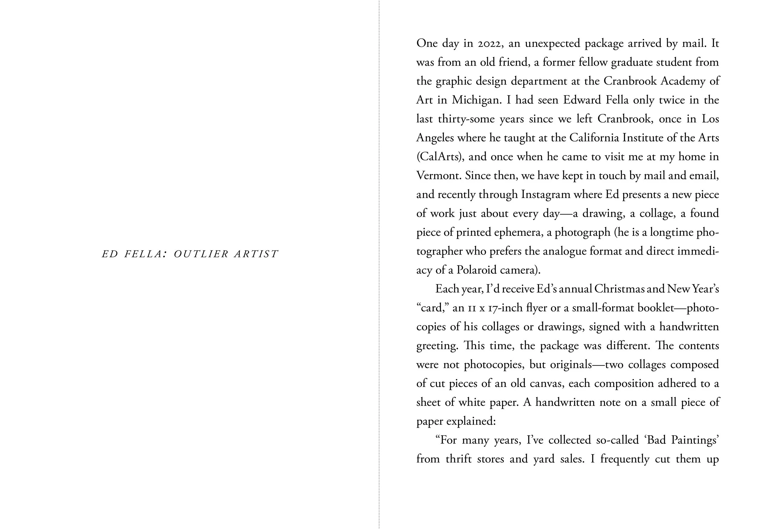 Essay from the book “Ed Fella: Collage” by Glenn Suokko.