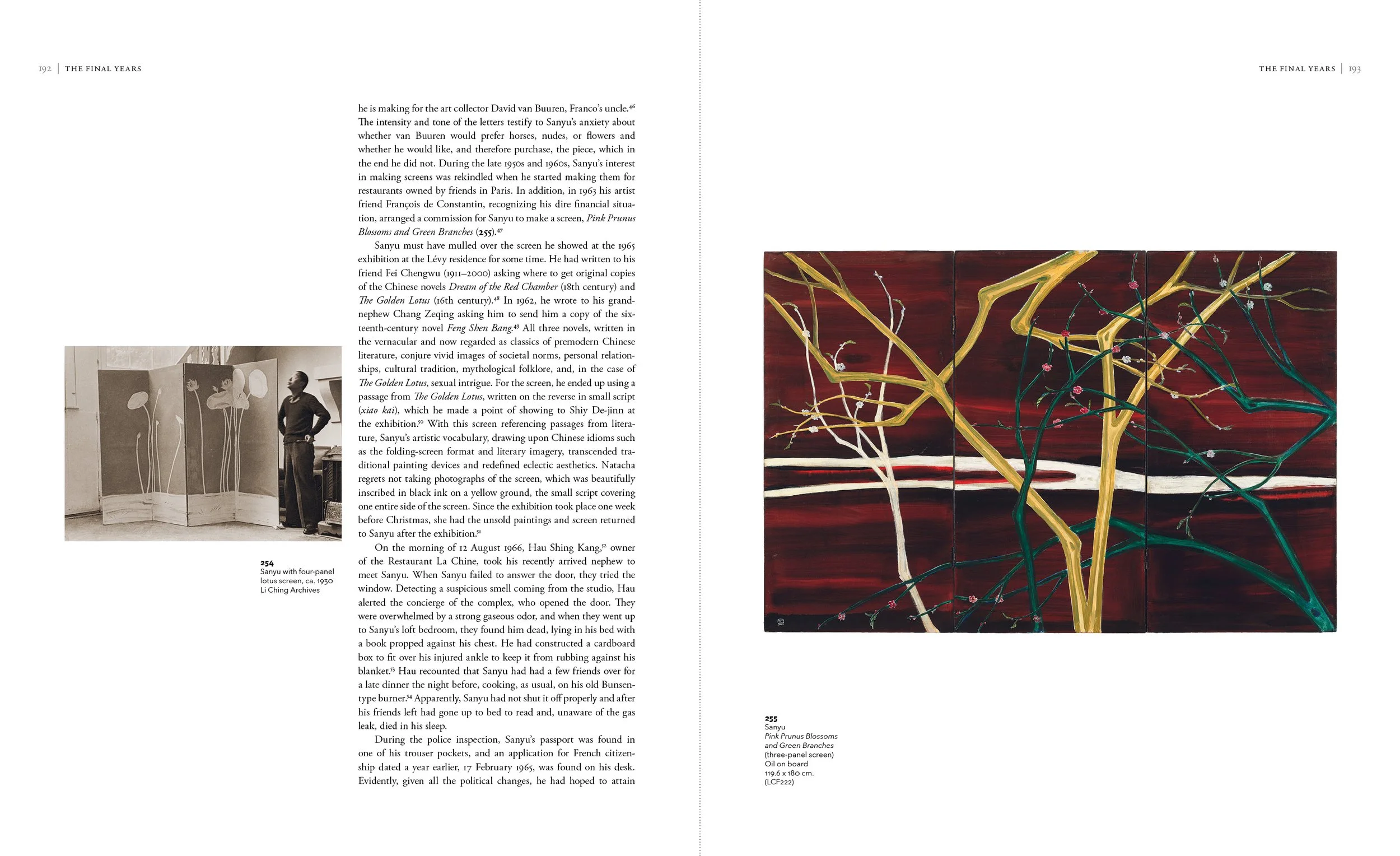 SANYU His Life and Complete Works in Oil, Volume 1, book pages 192–193.