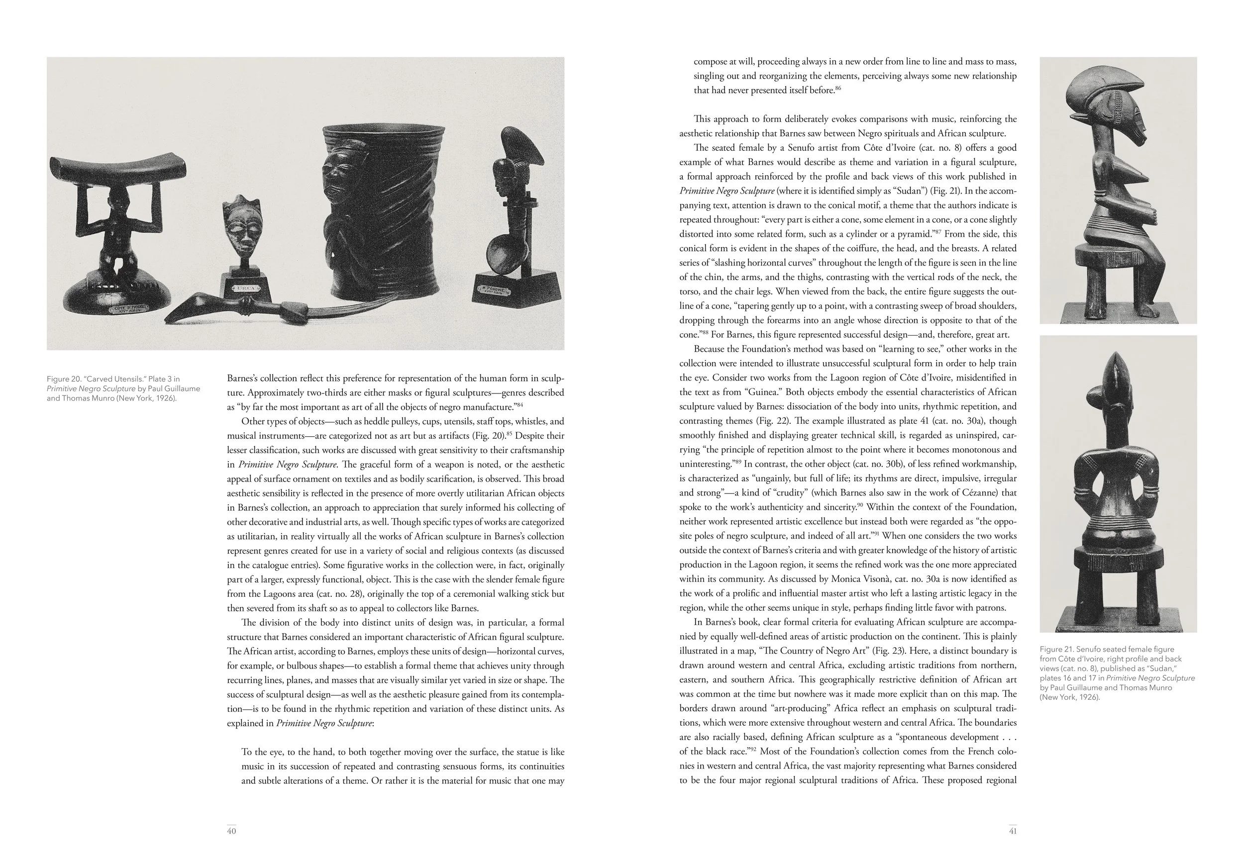 African Art in the Barnes Foundation | book: pages 40–41.