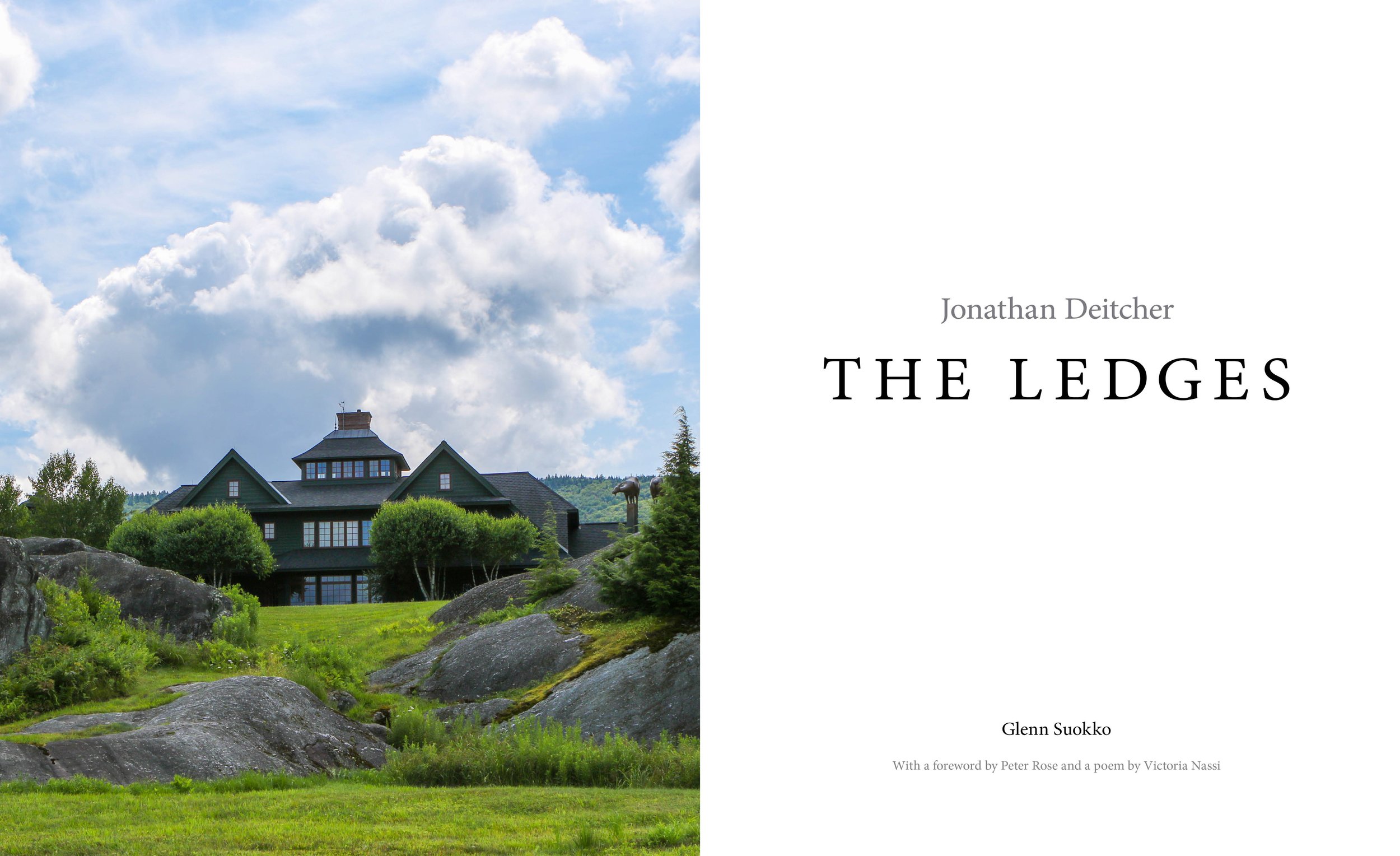 Jonathan Deitcher: The Ledges, book design by Glenn Suokko.