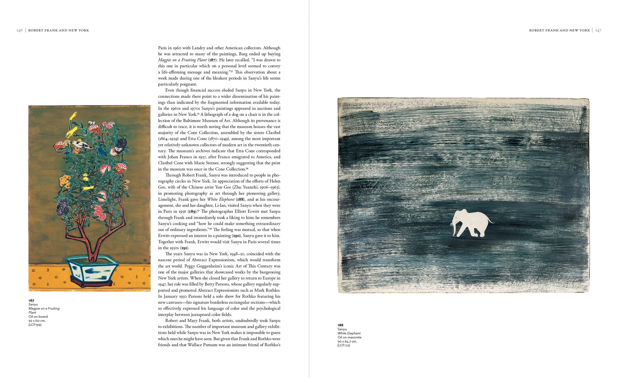 SANYU His Life and Complete Works in Oil, Volume 1, book pages 146–147.
