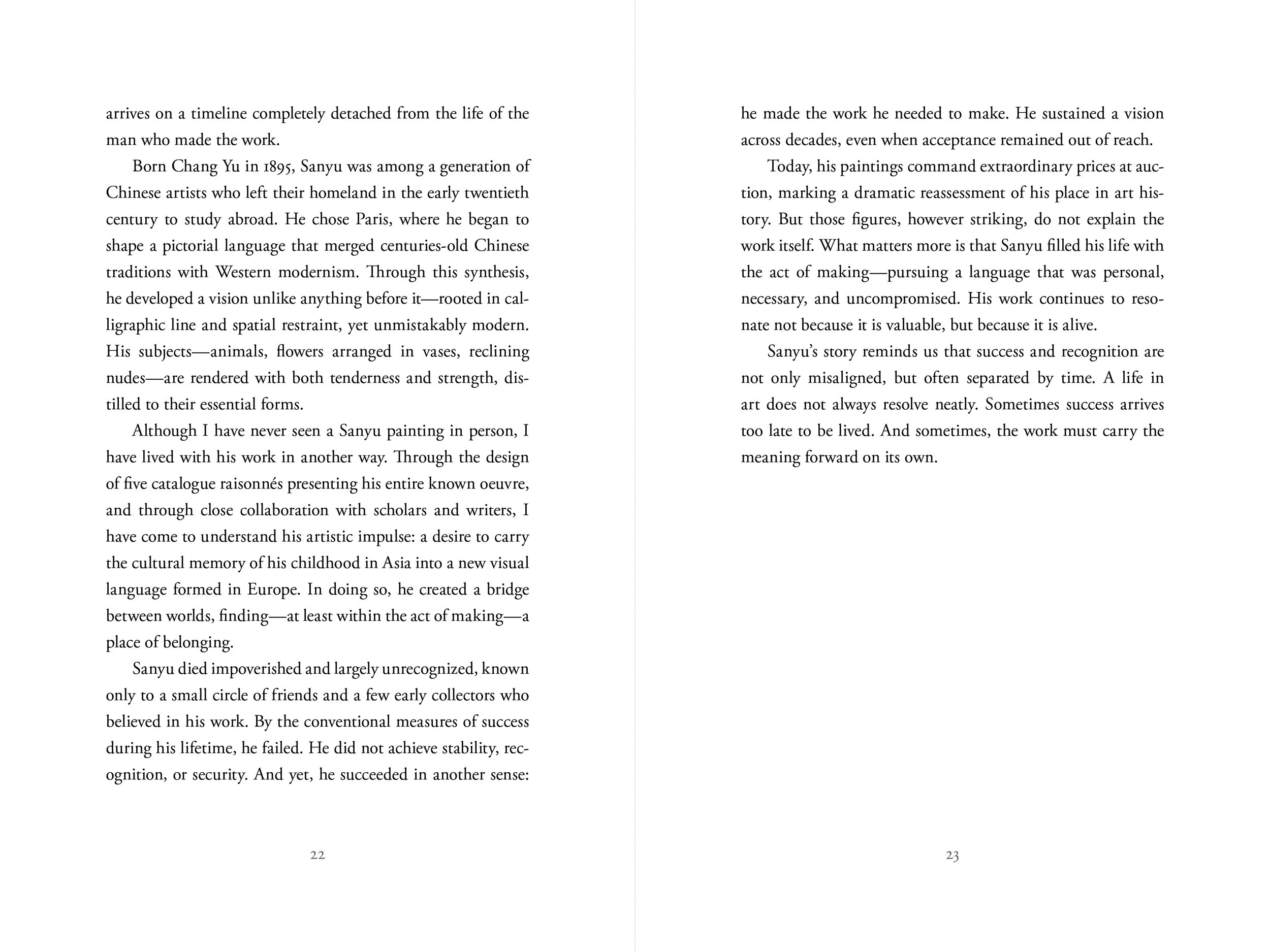 Book pages from "A Quiet Success" published by Glenn Suokko Books.