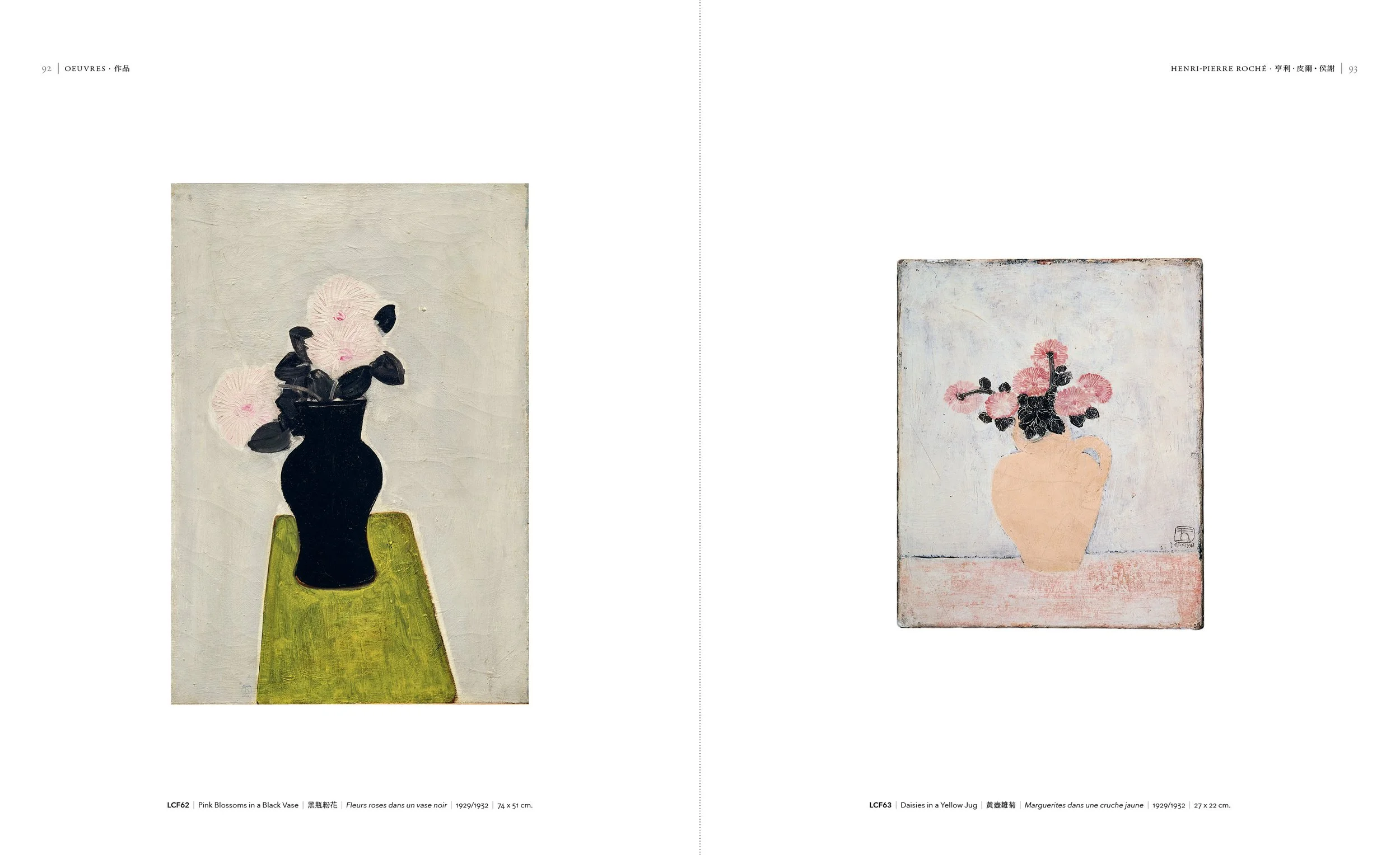 SANYU His Life and Complete Works in Oil, Volume 2, book pages 92–93.