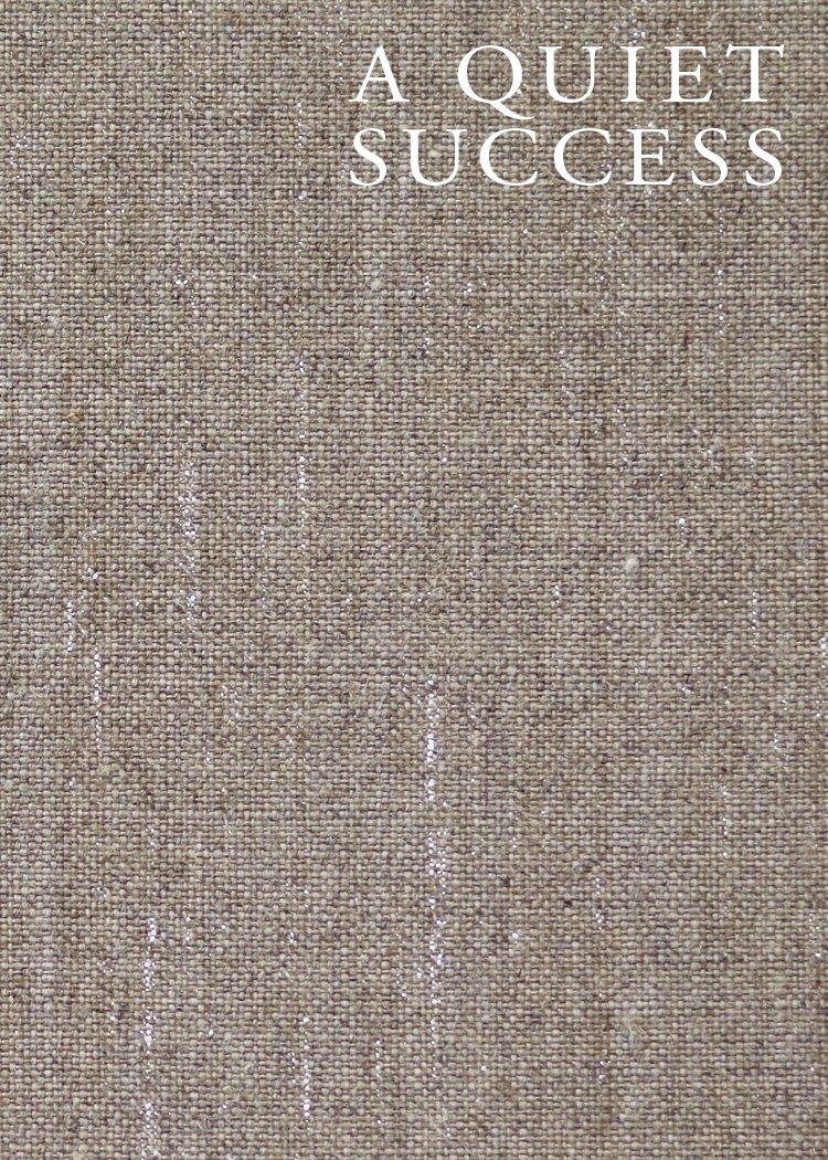 Cover,A Quiet Success, a Studio Book by Glenn Suokko.
