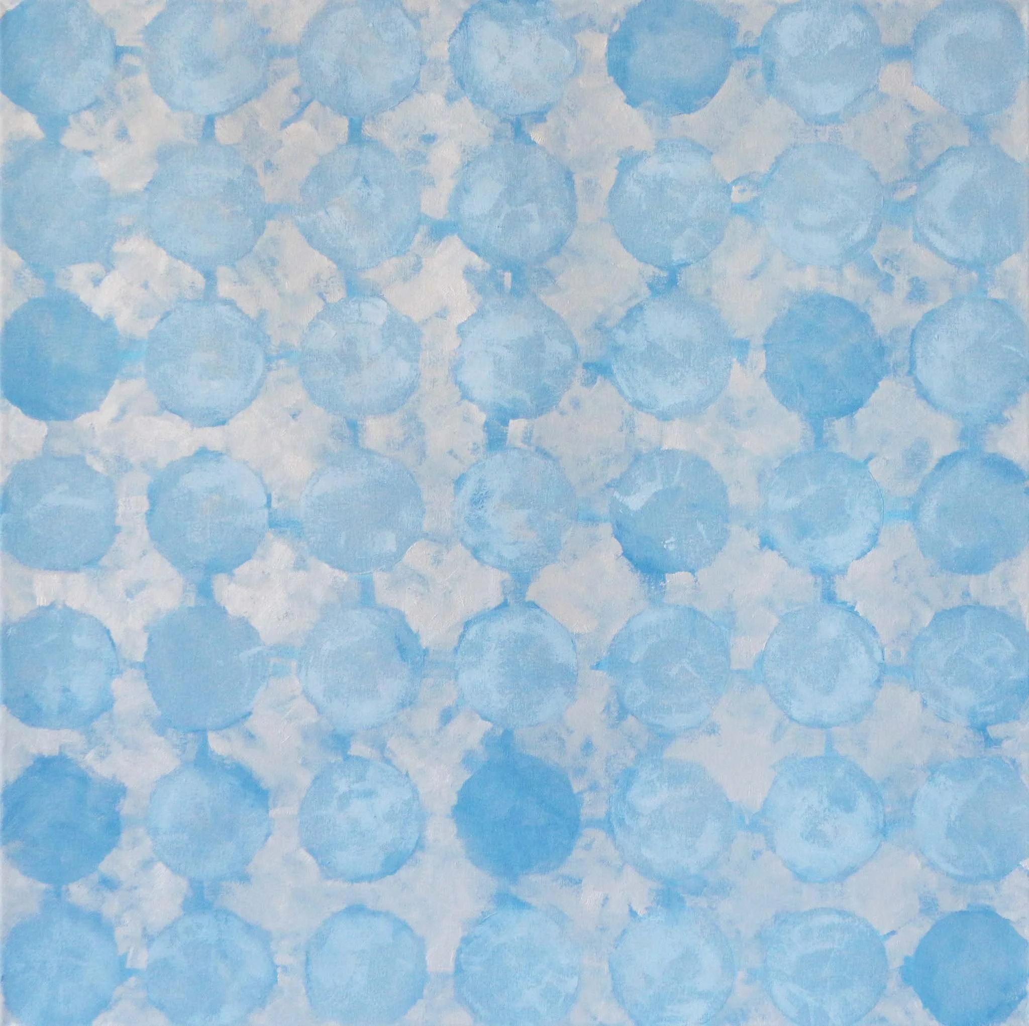 Blue, from the Wildflowers series, oil on canvas by Glenn Suokko.