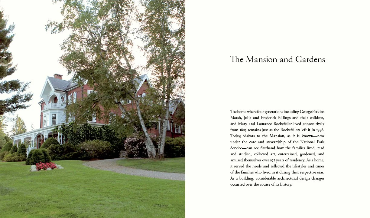 Marsh, Billings, Rockefeller in Woodstock, book: mansion and gardens.