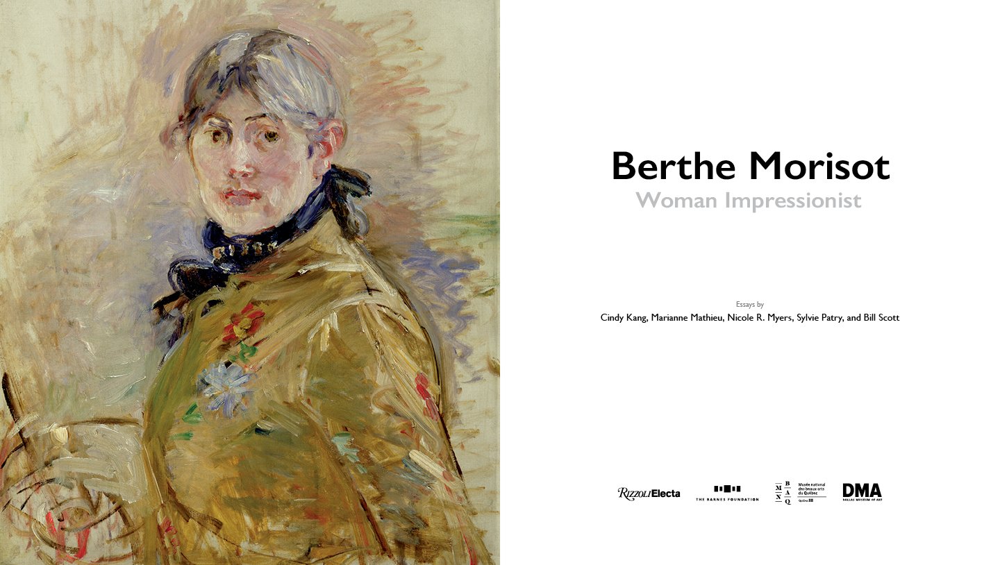 Berthe Morisot: Woman Impressionist, book: title page.