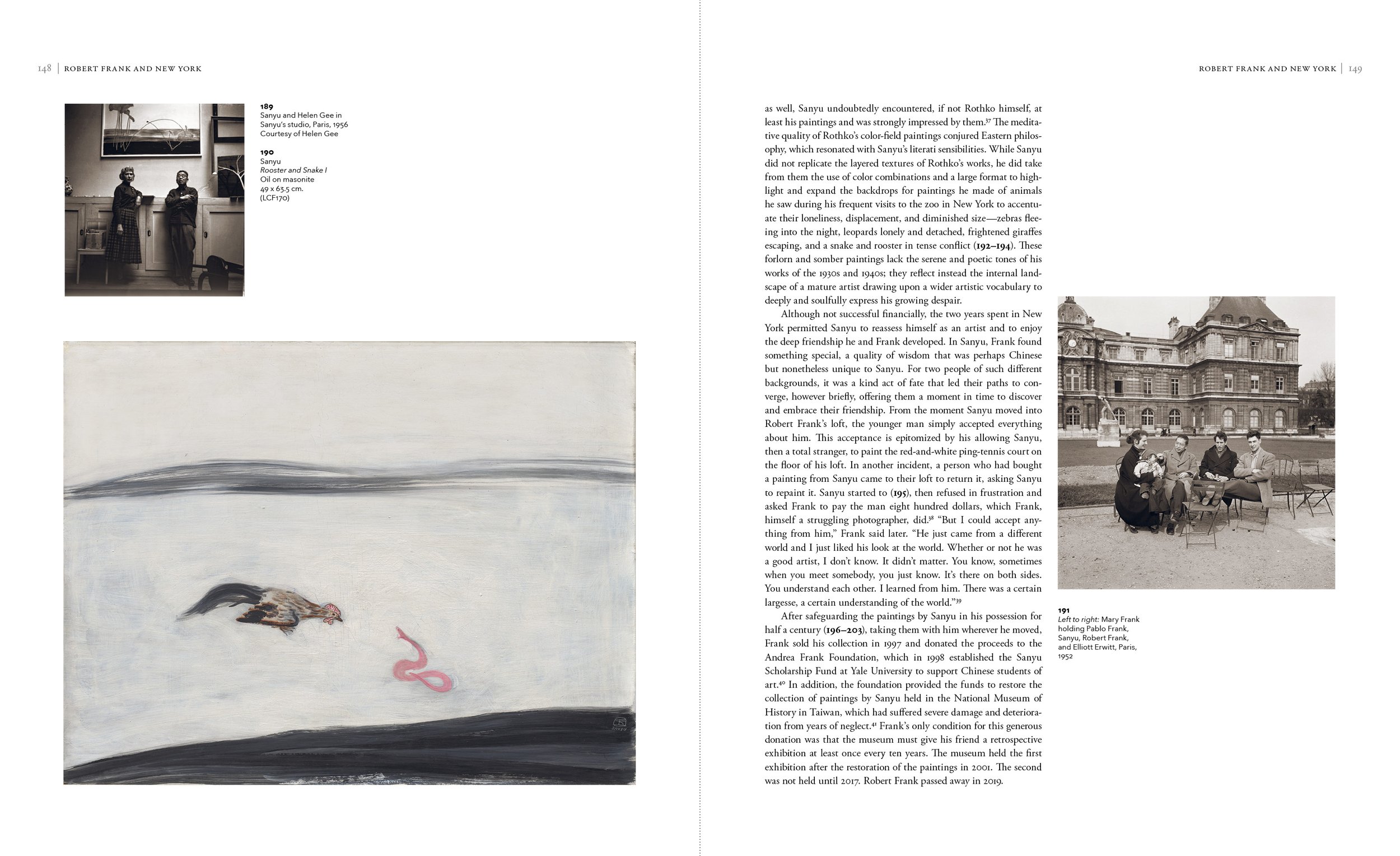 SANYU His Life and Complete Works in Oil, Volume 1, book pages 148–149.