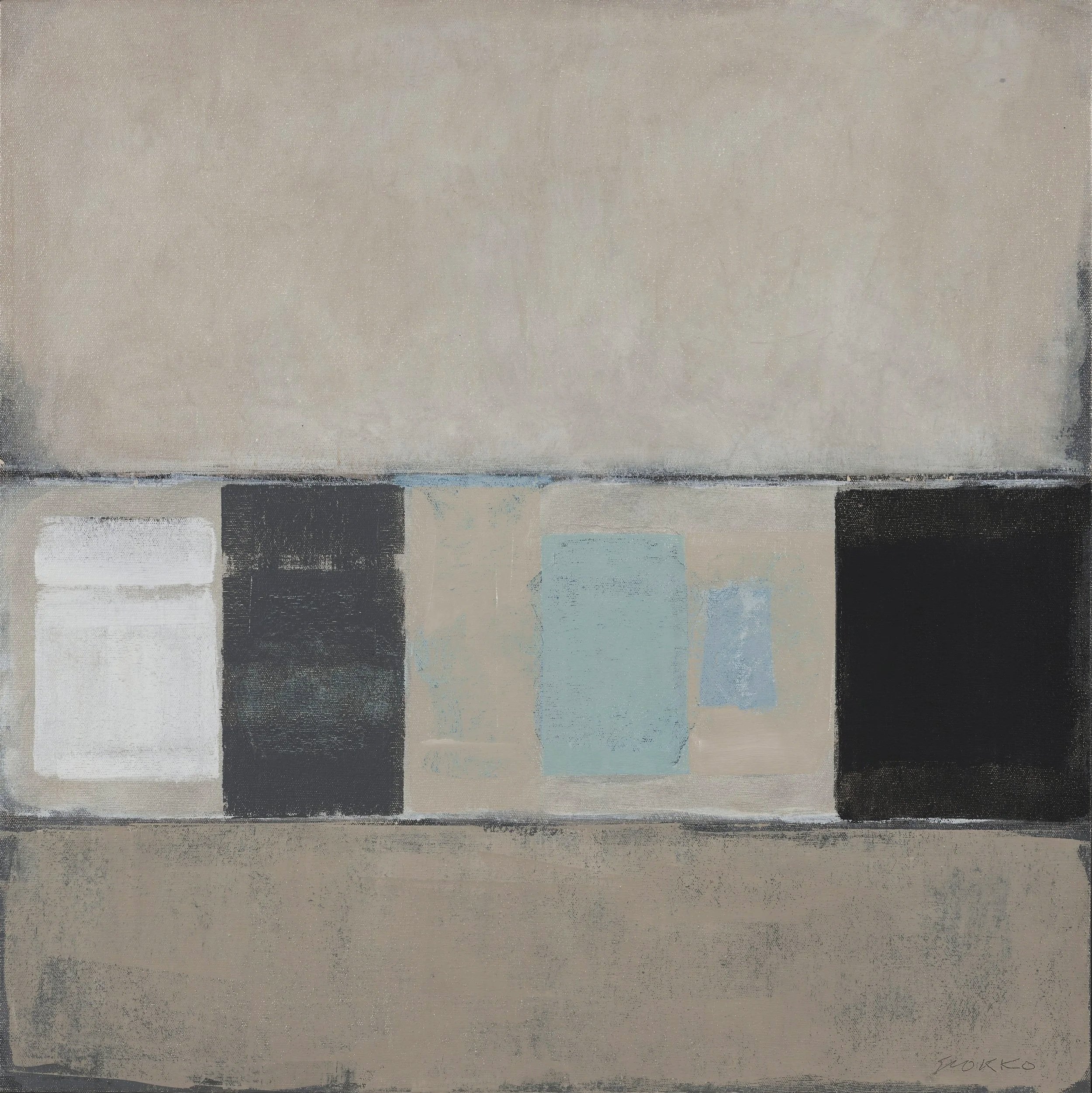 Abstract still life painting in oil on canvas by Glenn Suokko.