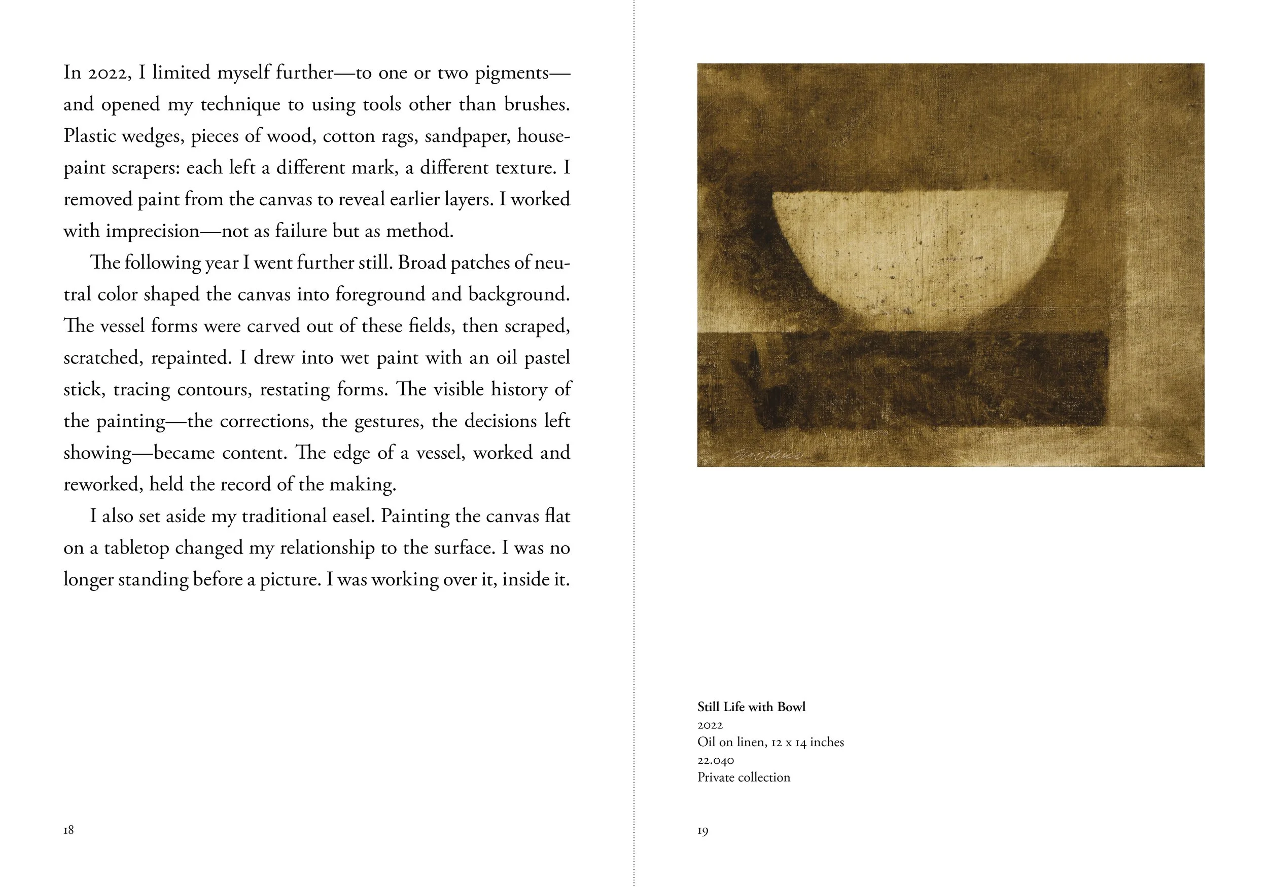 Book pages from "Threshold", Glenn Suokko Books.