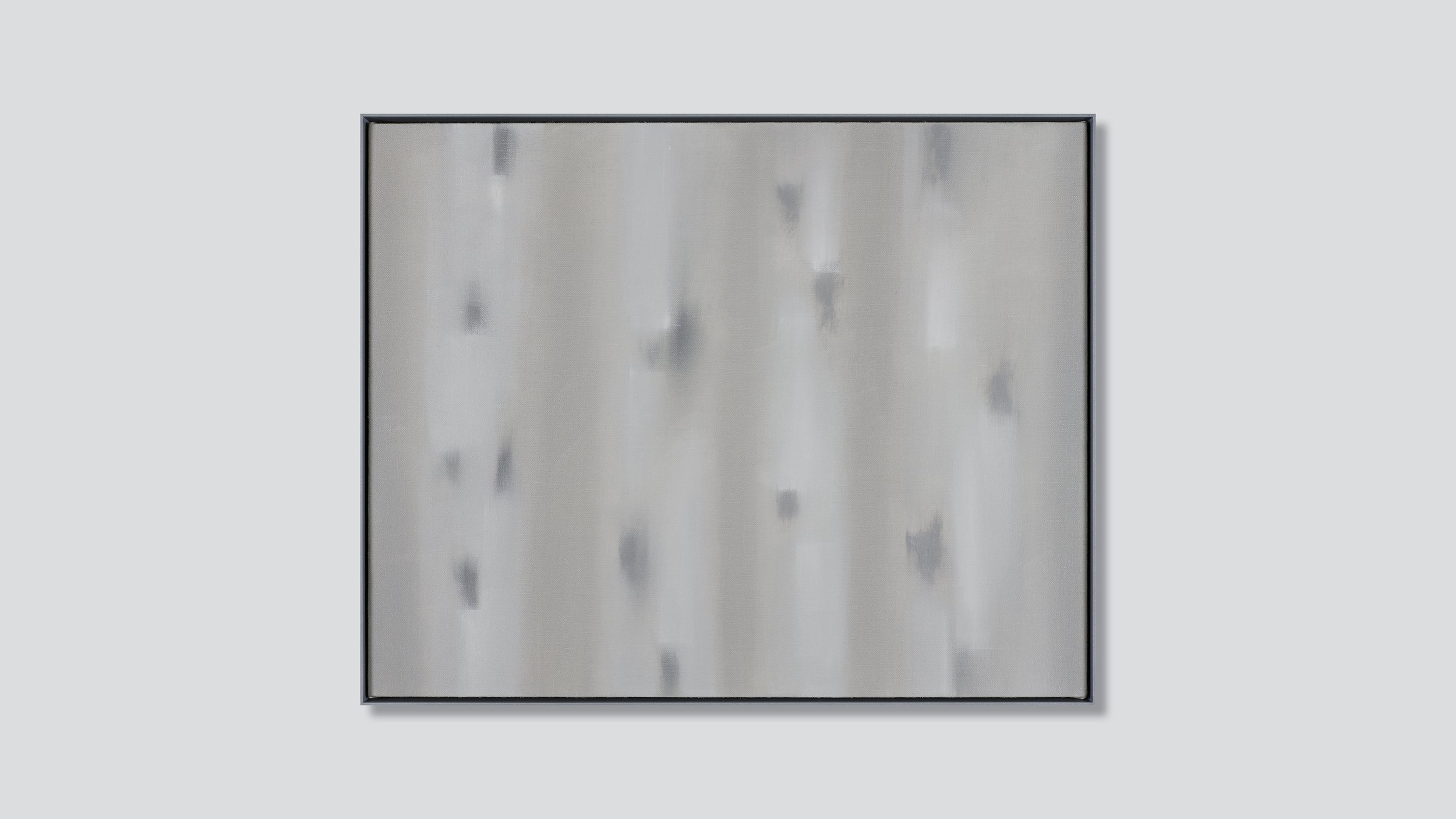 Birch trees, oil on linen, Glenn Suokko.