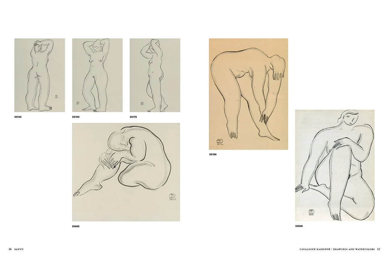 SANYU Catalogue Raisonné, Drawings and Watercolors, pages 66–67.