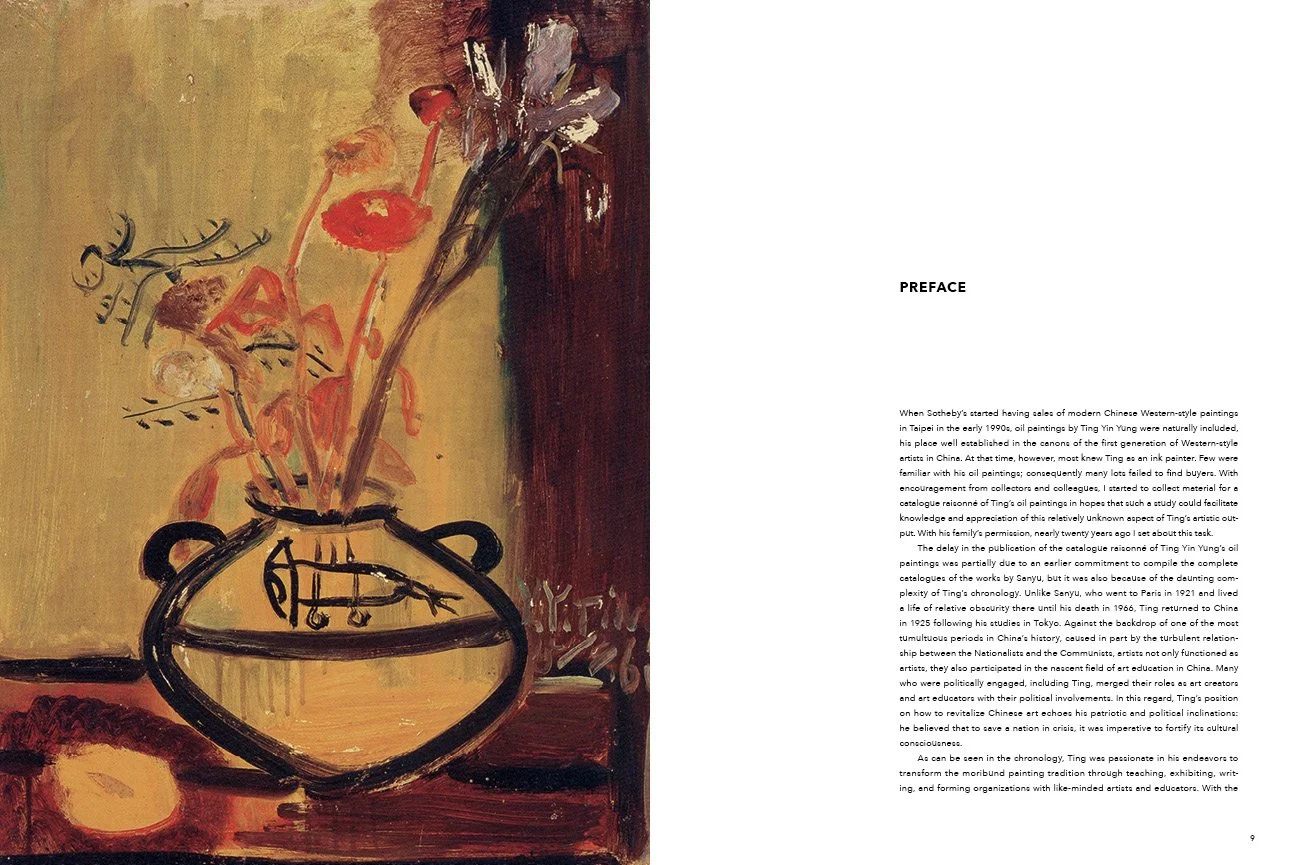 TING YIN YUNG Catalogue Raisonné, Oil Paintings, Preface.