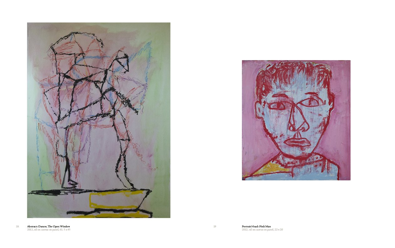 "Enrico Riley: Portable Vision" exhibition catalogue, paintings.