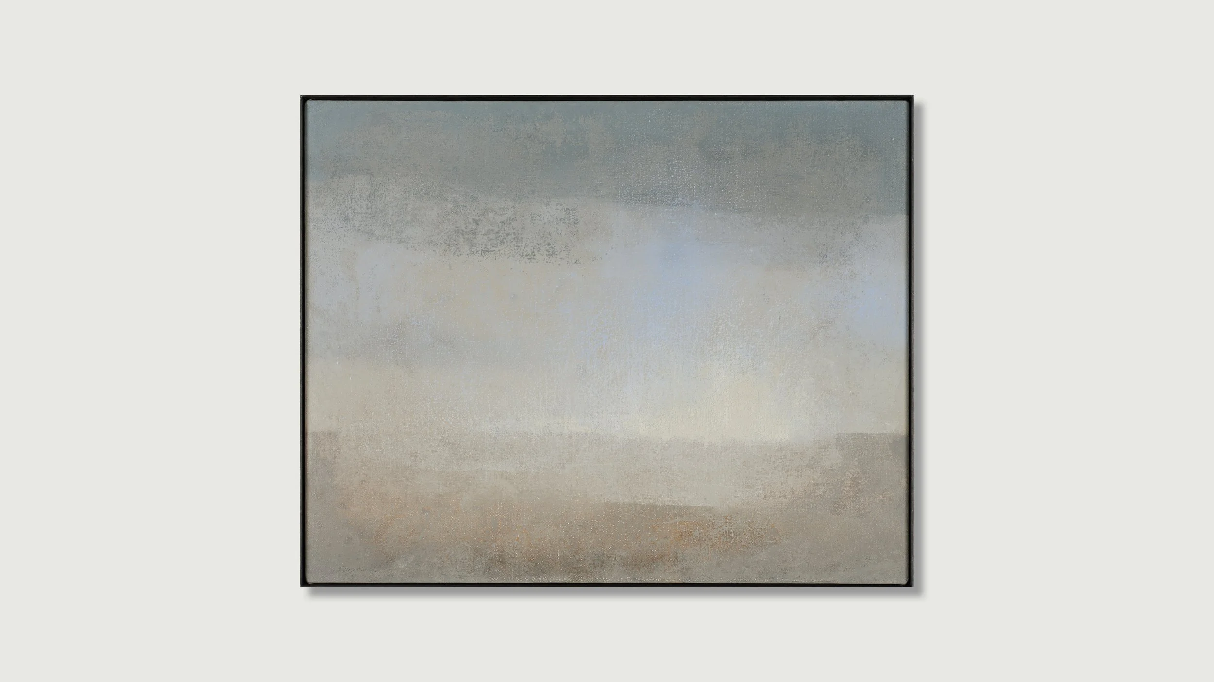 Dissolved landscape, oil on linen, Glenn Suokko.