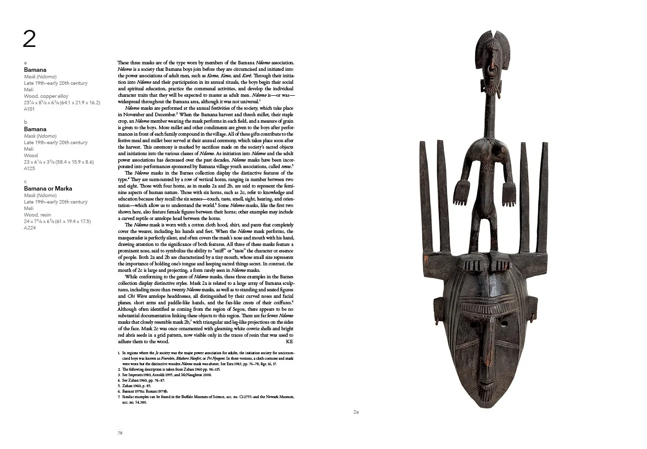 African Art in the Barnes Foundation | book: pages 78–79.