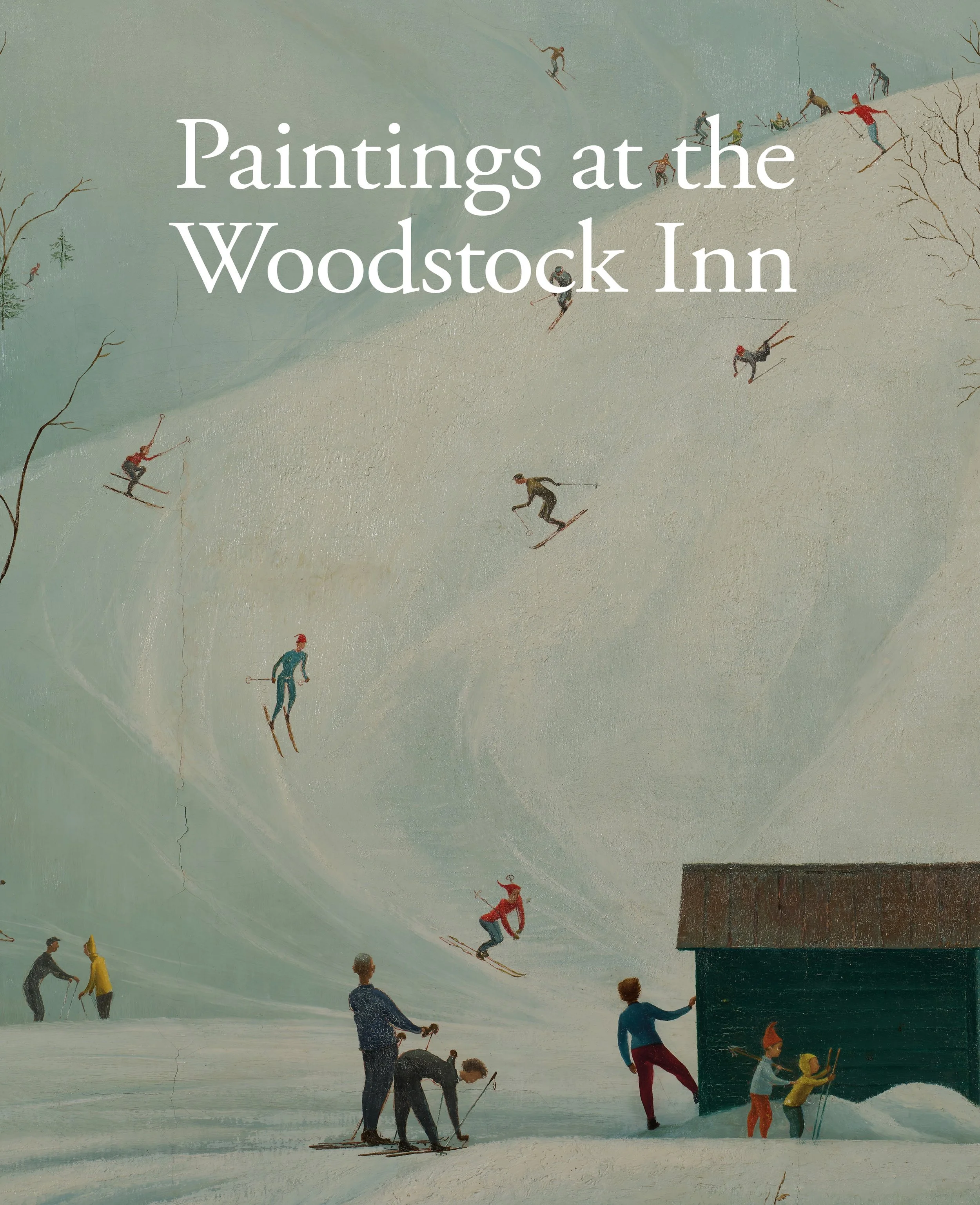 Book cover of Paintings at the Woodstock Inn by Glenn Suokko.