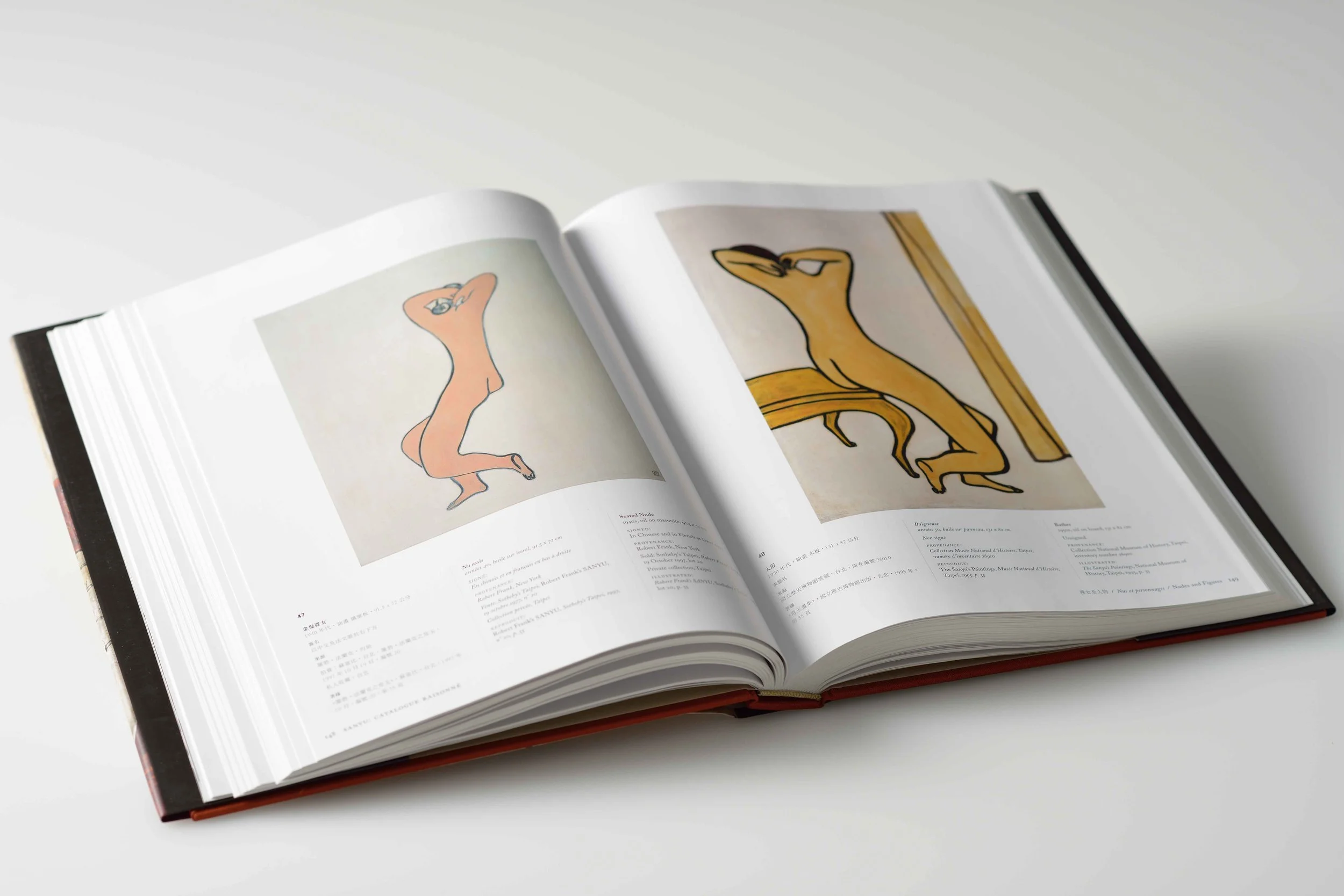 SANYU Catalogue Raisonné, Oil Paintings, Volume One, book.