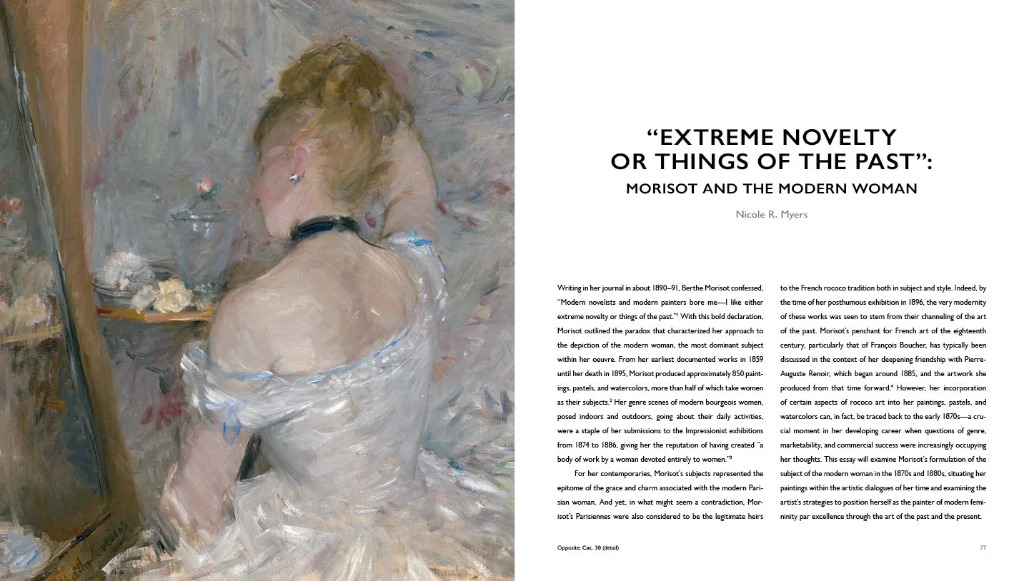 Berthe Morisot: Woman Impressionist, book: essay.