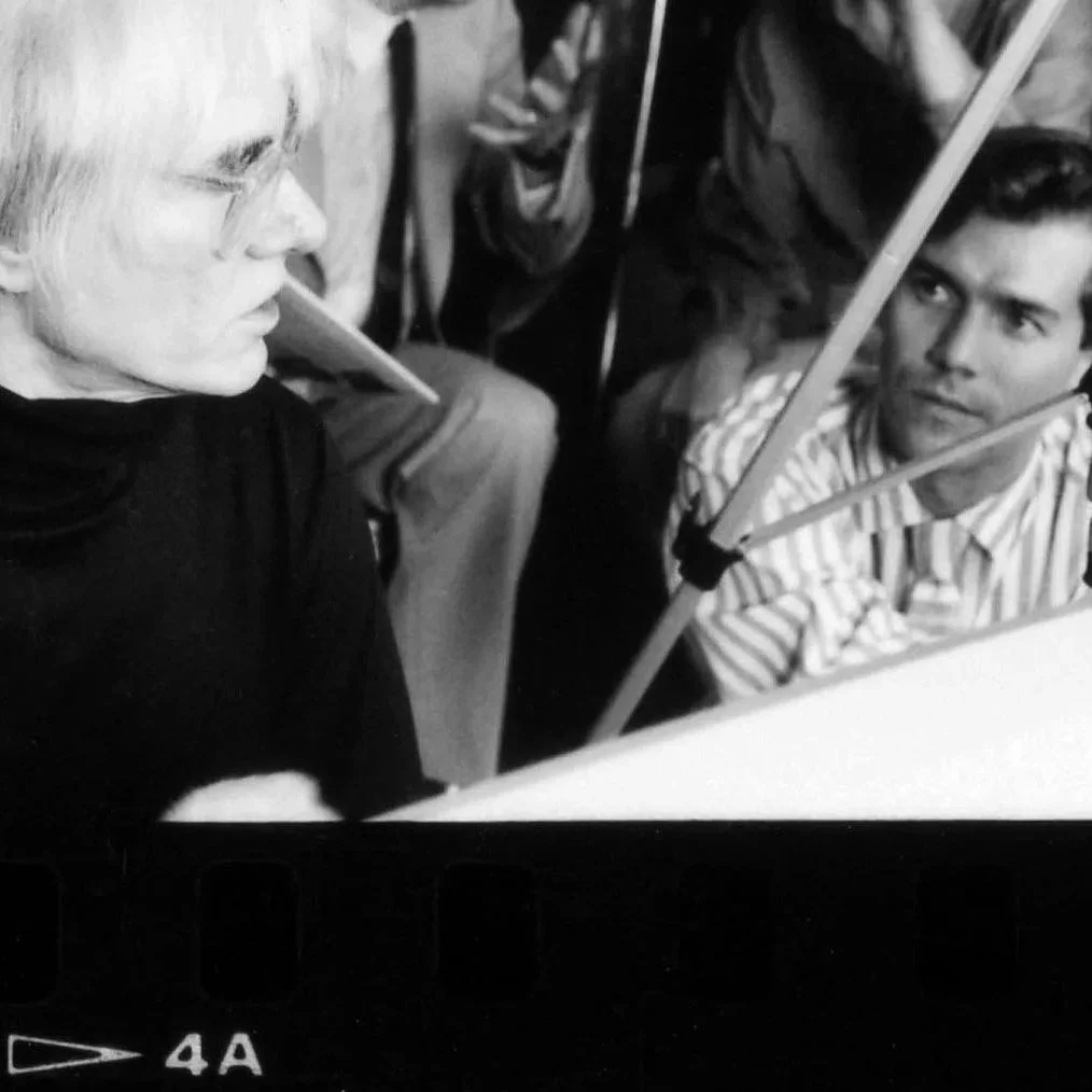 Andy Warhol and Glenn Suokko, The Factory, New York, 1985.
