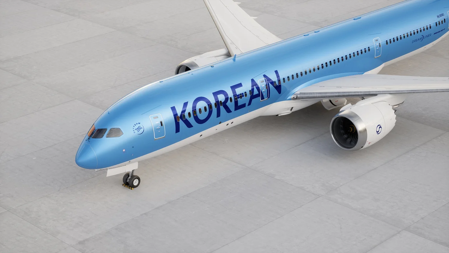 Korean Air cabin