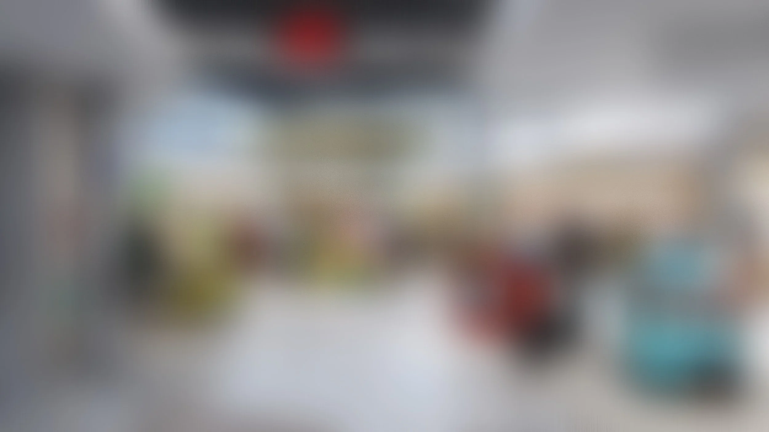 Blurry image of an indoor scene