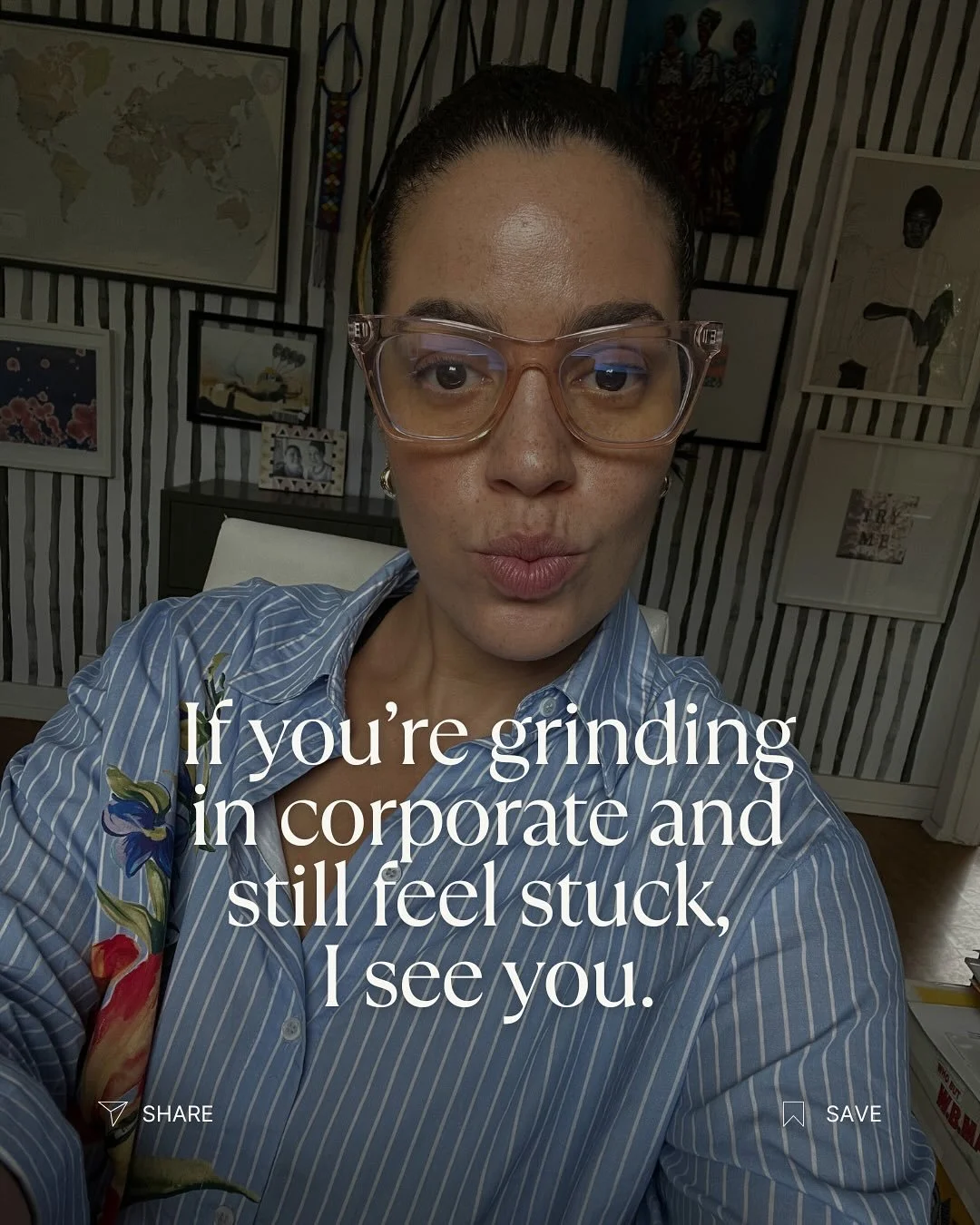 Big paychecks, promotions, fancy titles… they look like success, but they often cost your creativity, your authenticity, your freedom.
That’s not a glitch. That’s how the system works. 
Real power is deciding for yourself what ma