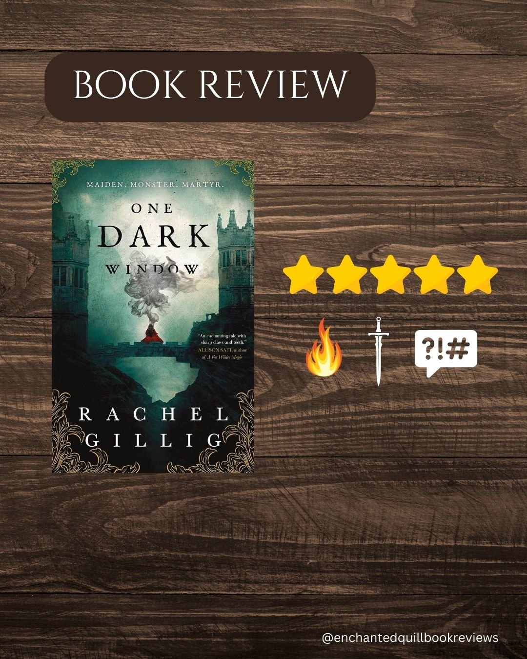 ‘One Dark Window’ by Rachel Gillig