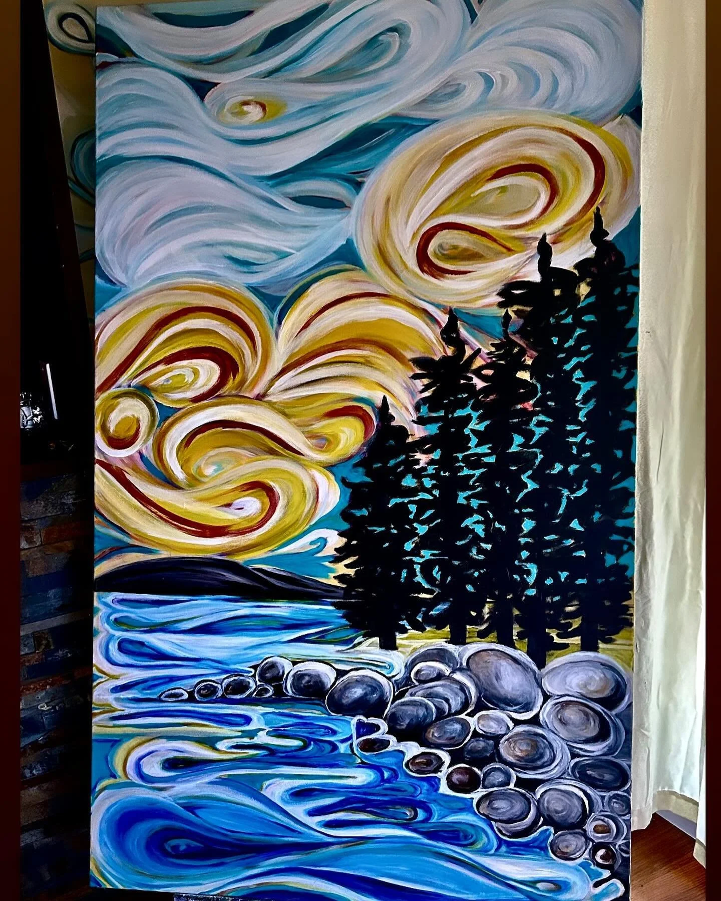 Back on the easel with this one&hellip;#hopkinsonartgallery