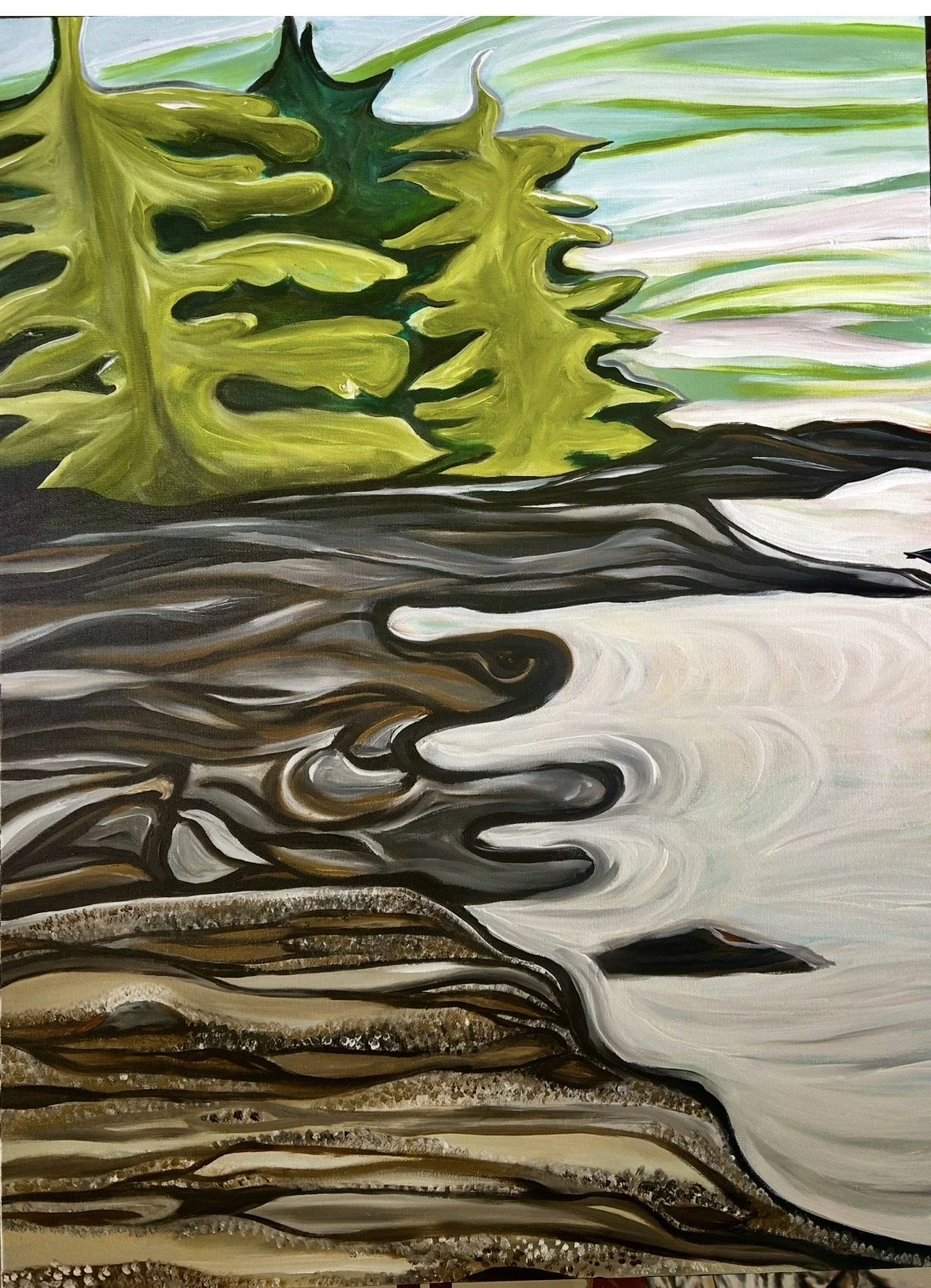 Flea Beach 30"x40"  $675