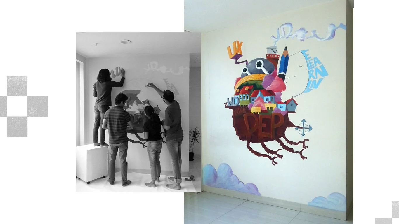 Workplace- Wall Painting