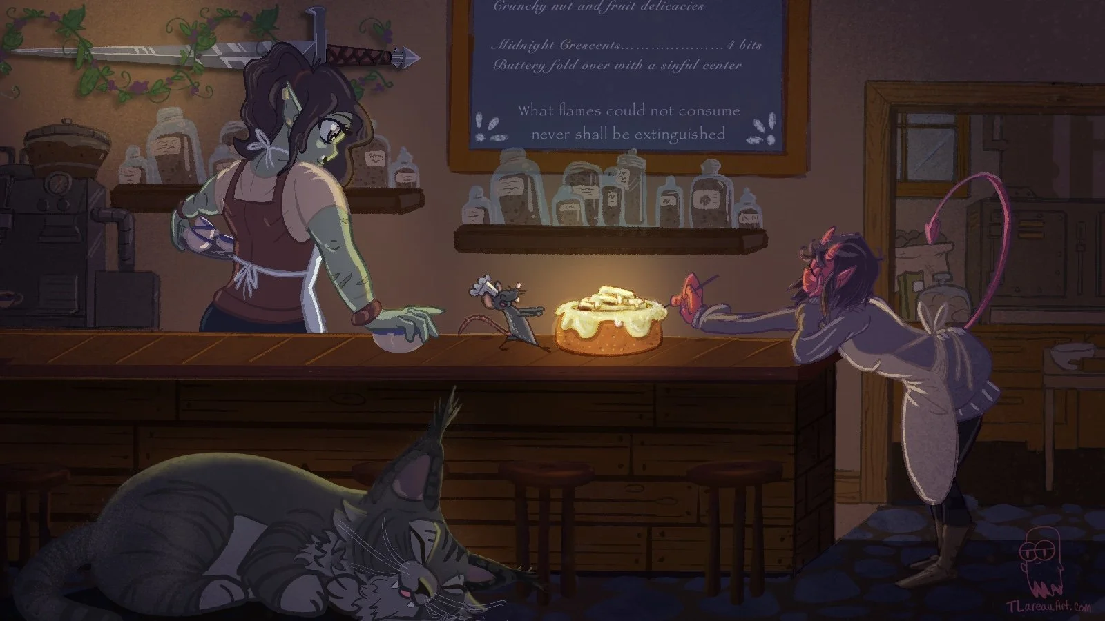 Legends & Lattes Fanart (With Dire Cat).jpg