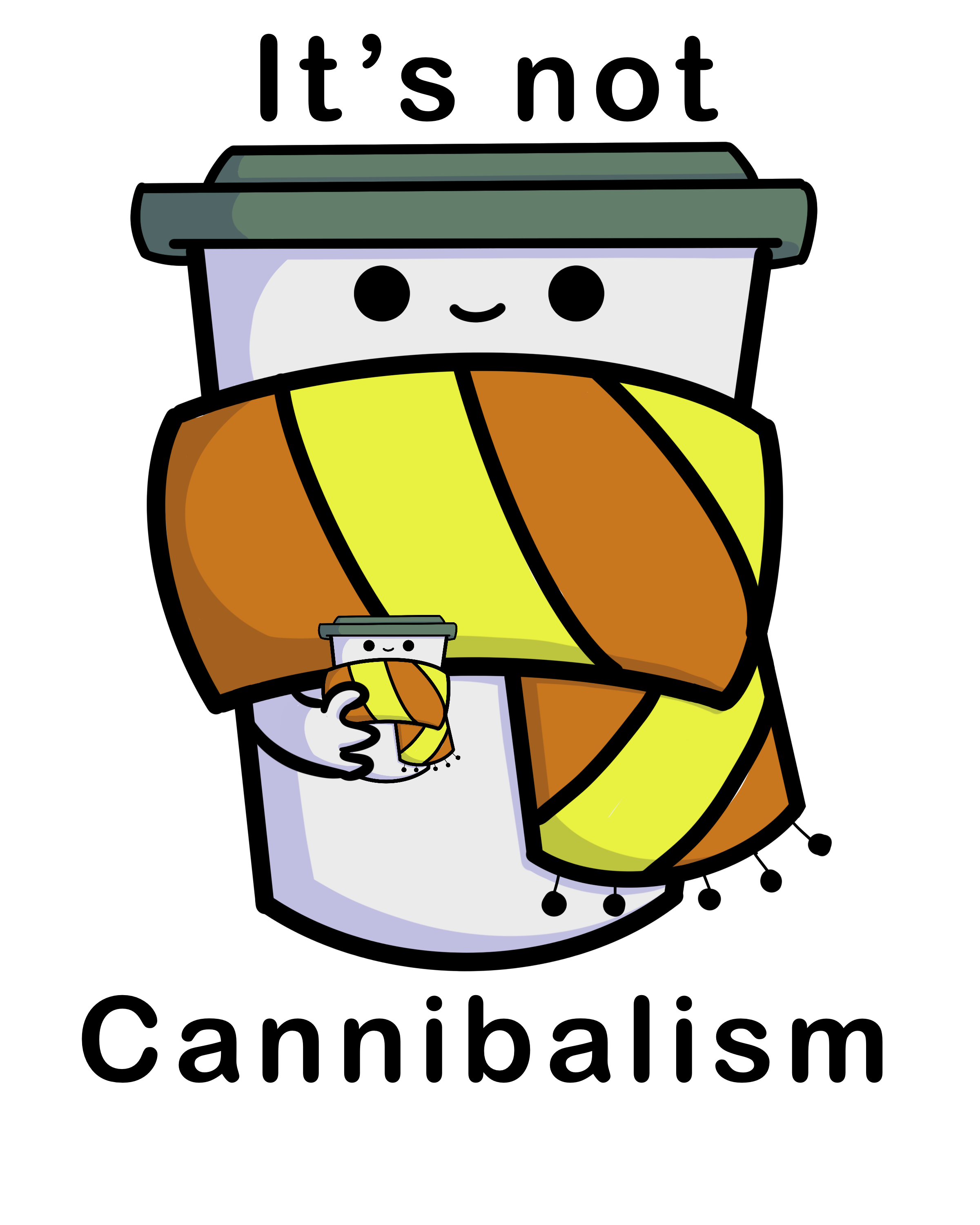 It's not cannibalism coffee T Shirt.png