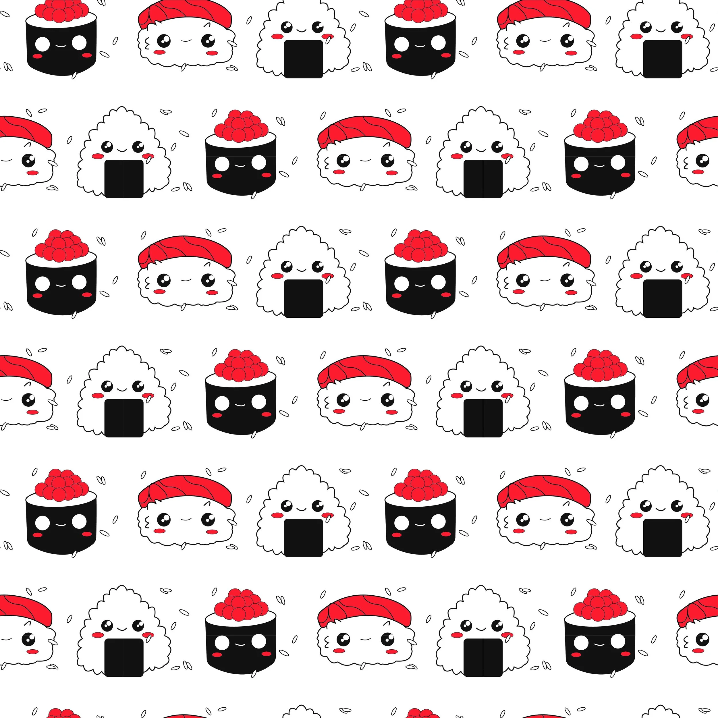 sushi High Contrast Pattern .jpg