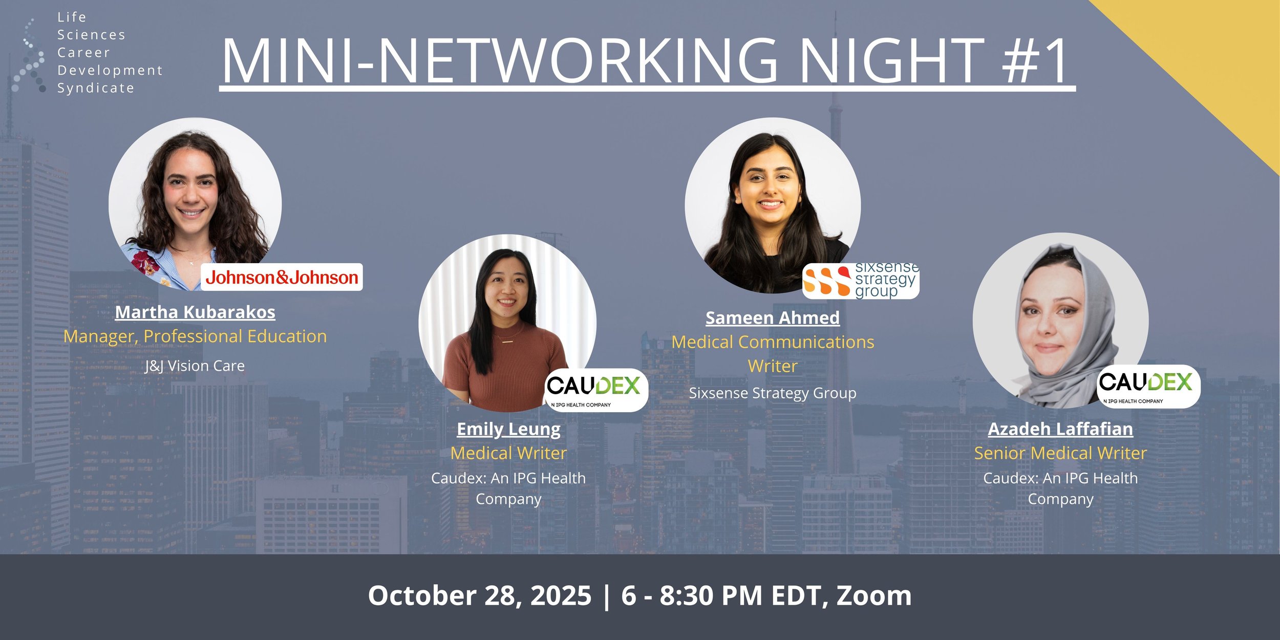 2025-2026 Mini Networking Night #1 Poster